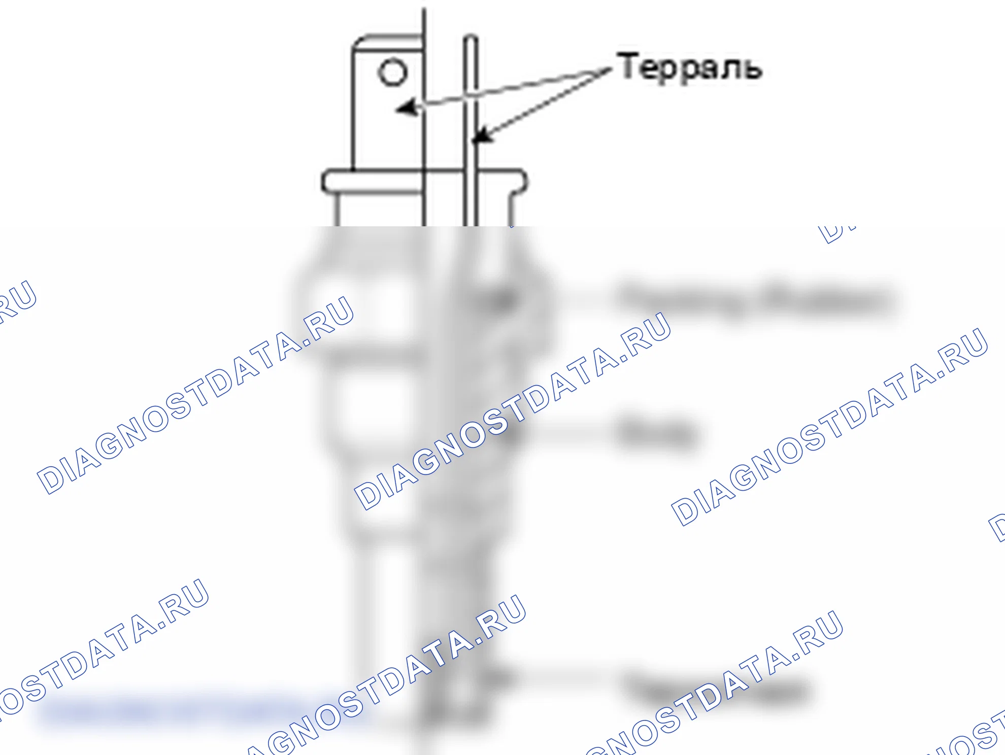 Описание: Датчик температуры охлаждающей жидкости двигателя (ECTS). Hyundai ix35 EL