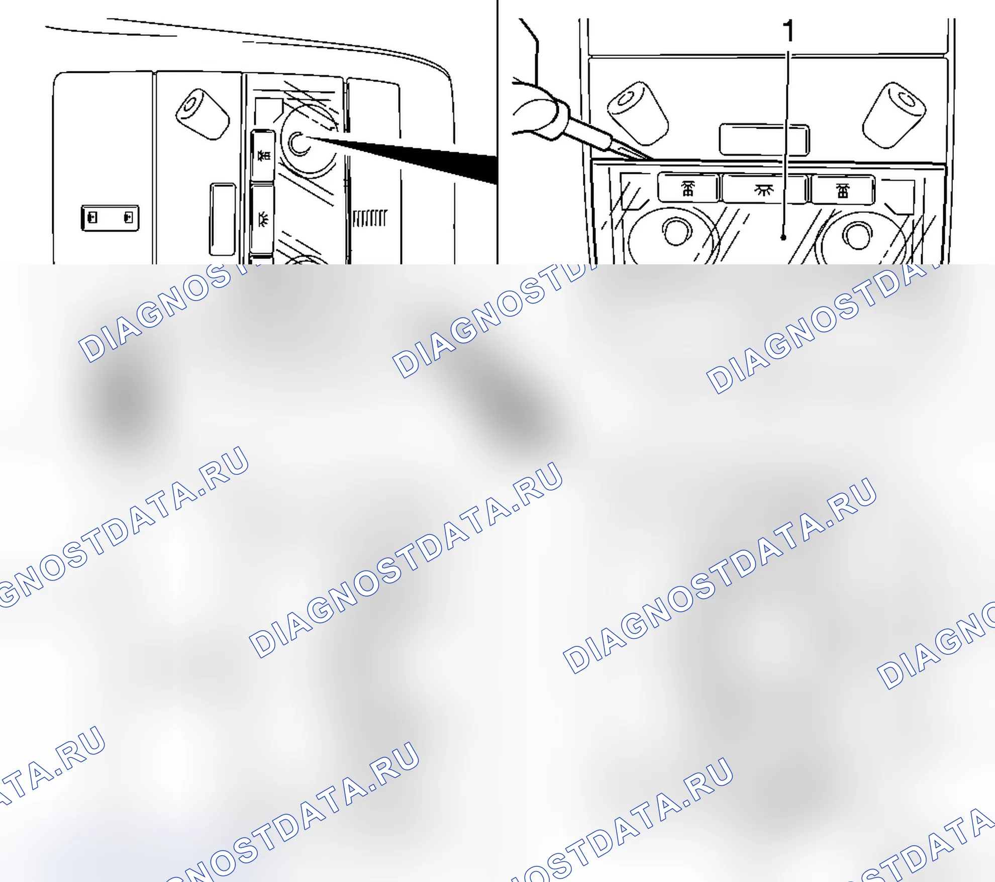 Заменить передний светильник салона. Opel Zafira B