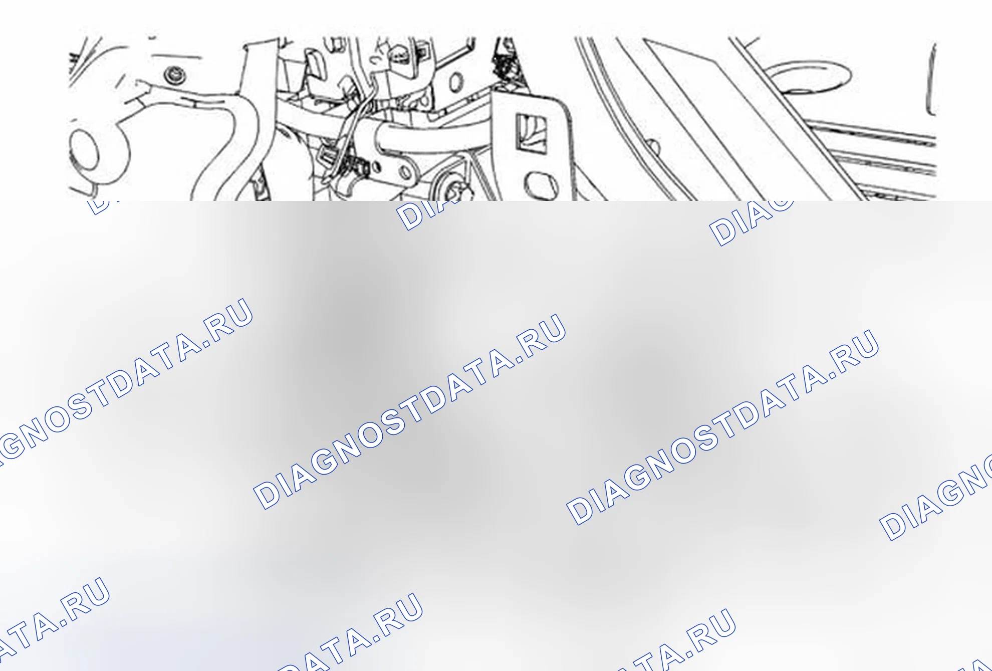 Рис. 17: Замена переключателя резервной лампы. Chevrolet Sonic I