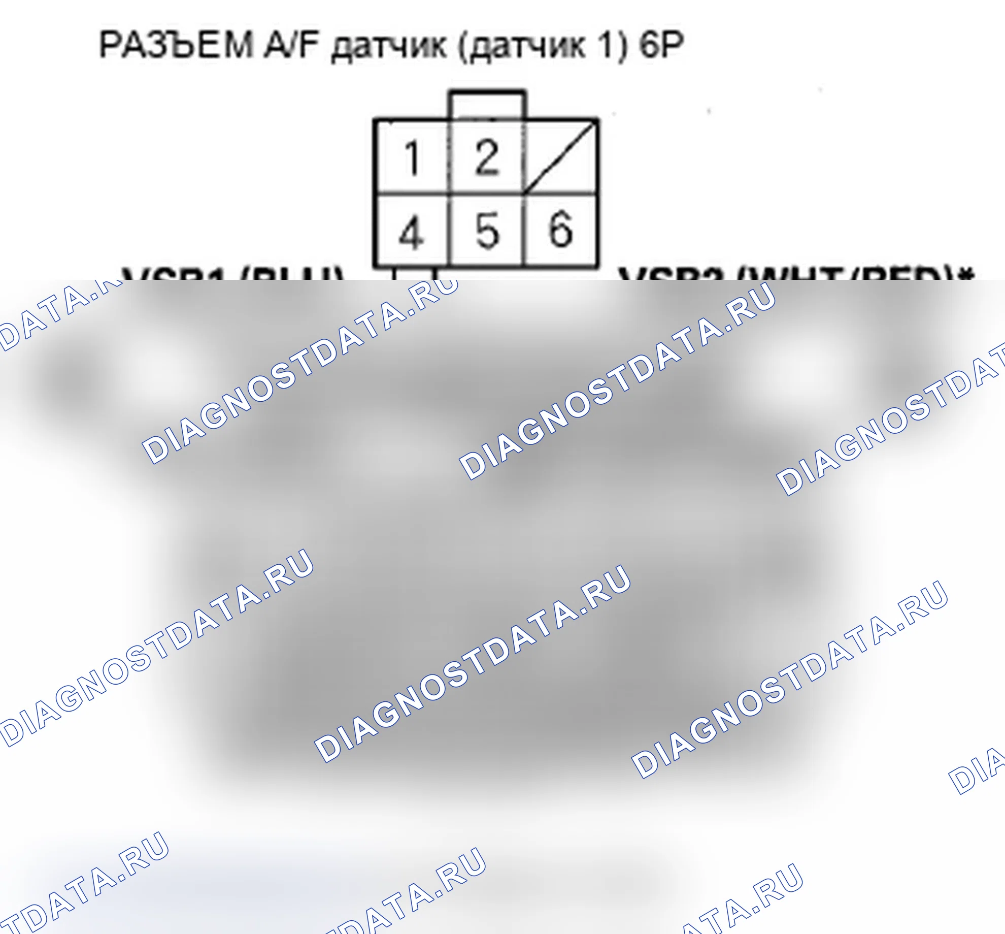 Рис. 124: P2251 расшифровка кода ошибки: Задний датчик A/F (блок 1, датчик 1) VS цепь высокого напряжения; расшифровка кода ошибки P2254: Передний датчик A/F (. Acura MDX II рестайлинг
