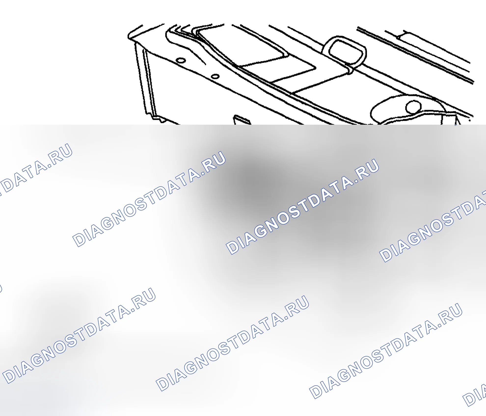 Рис. 214: Моторный отсек, правая задняя часть. Chevrolet TrailBlazer I