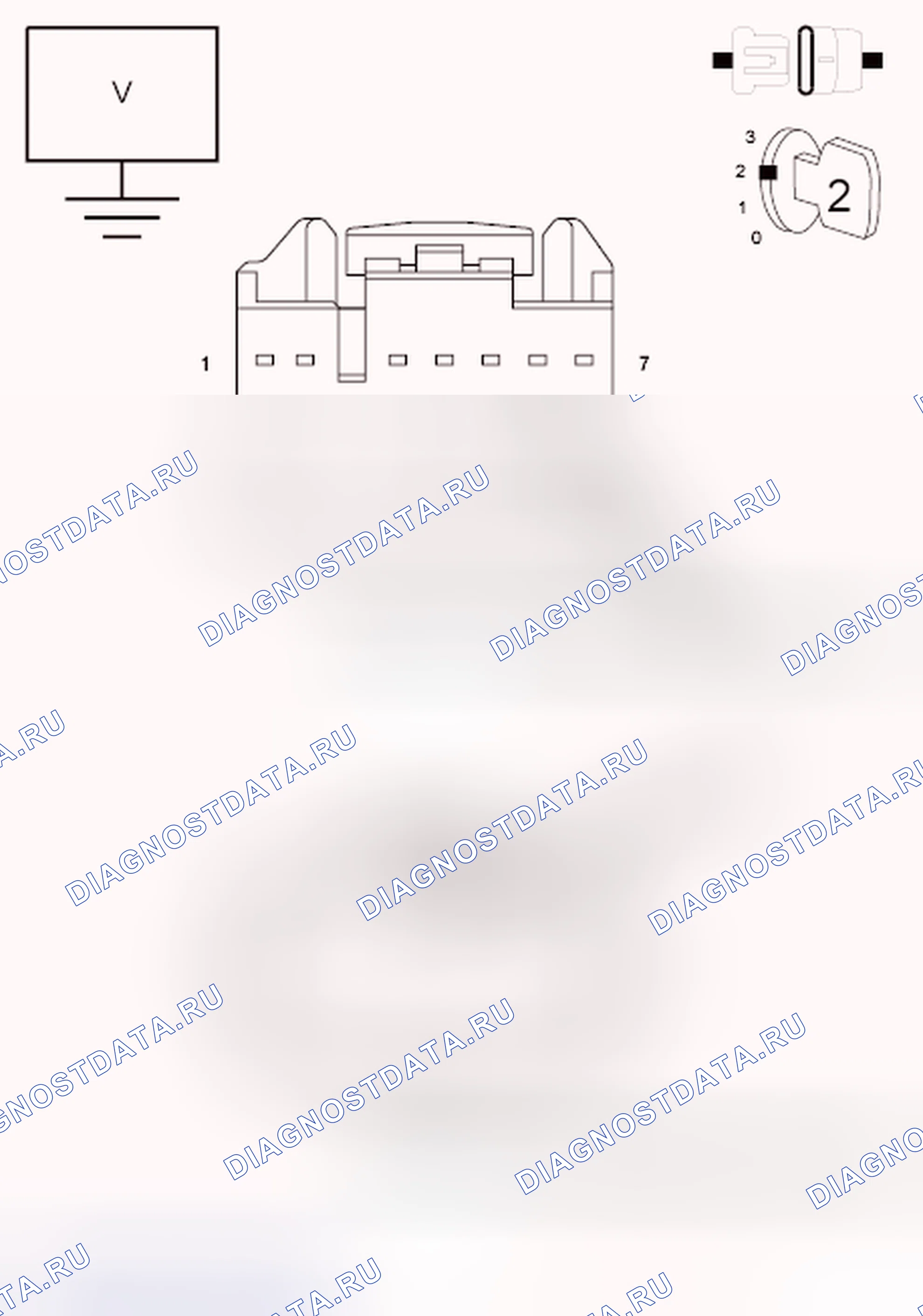 Рис. 1055: Диагностический тест. RAM Pickup 1500 