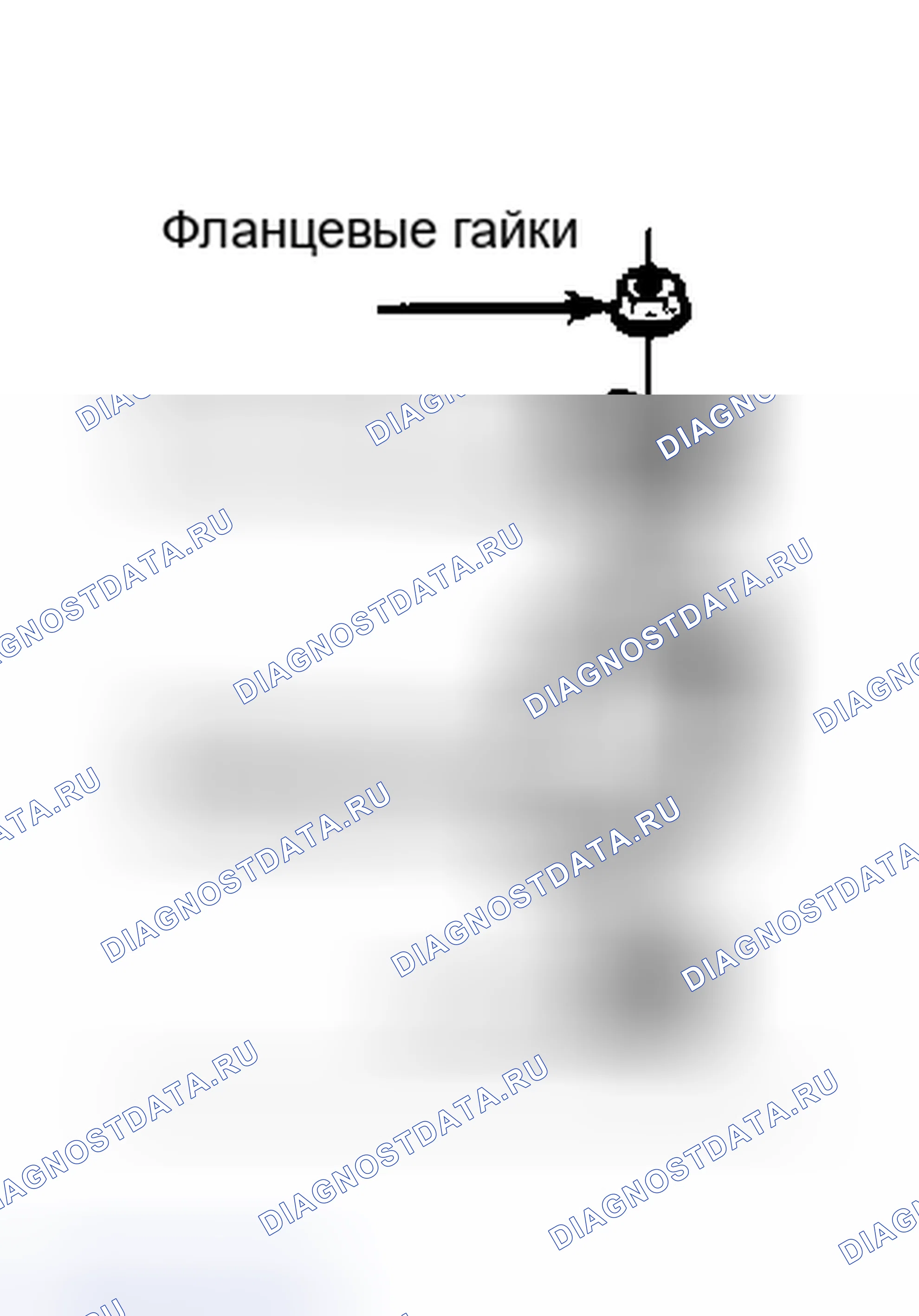 Рис. 12: Покомпонентный вид узла коромысла При разборке коромысел отбрасывают гайки фланцев коромыслов.. Ford Escort III