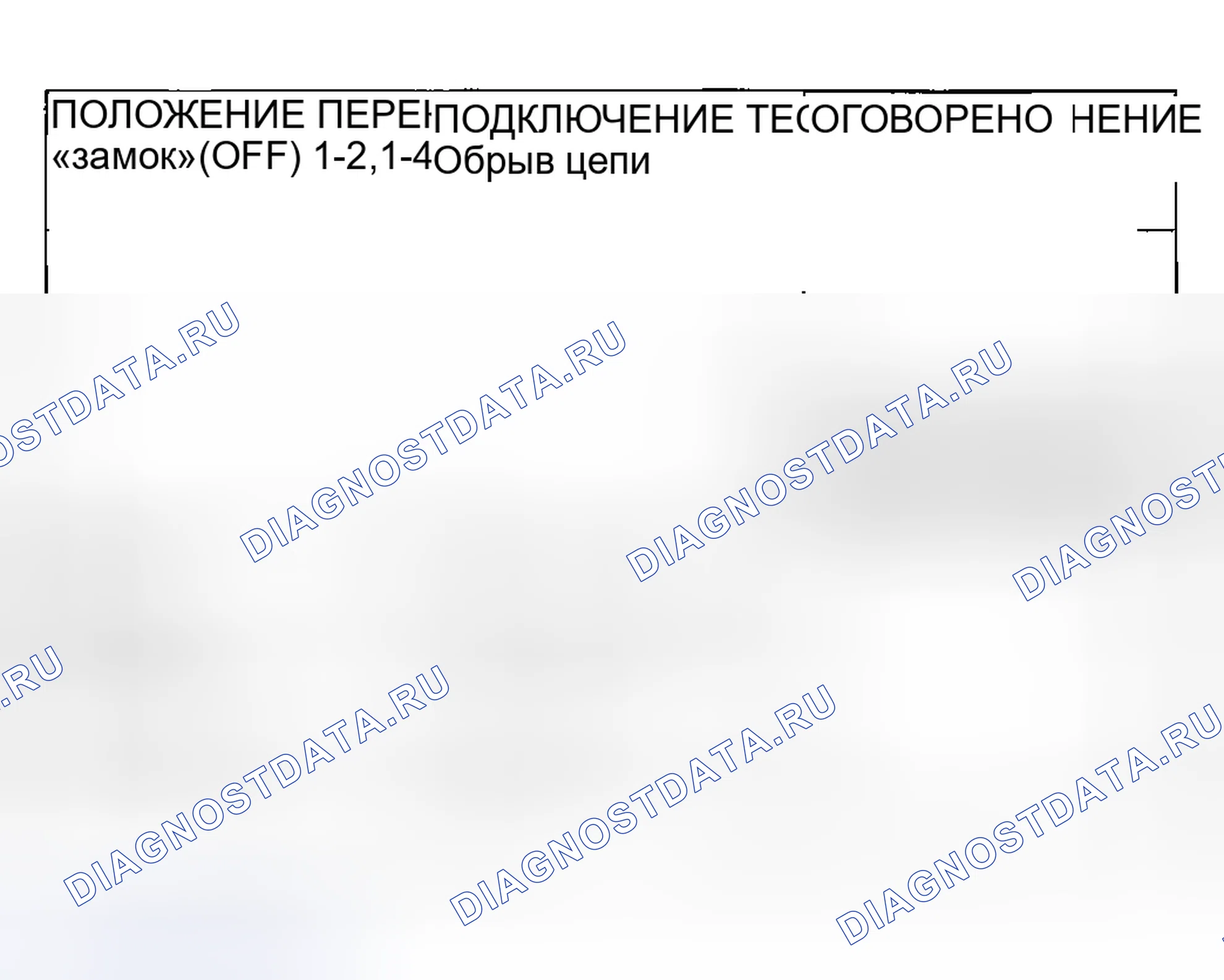 Рис. 4: ПРОВЕРКА ЦЕЛОСТНОСТИ ВЫКЛЮЧАТЕЛЯ ЗАЖИГАНИЯ. Mazda MX-5 NA