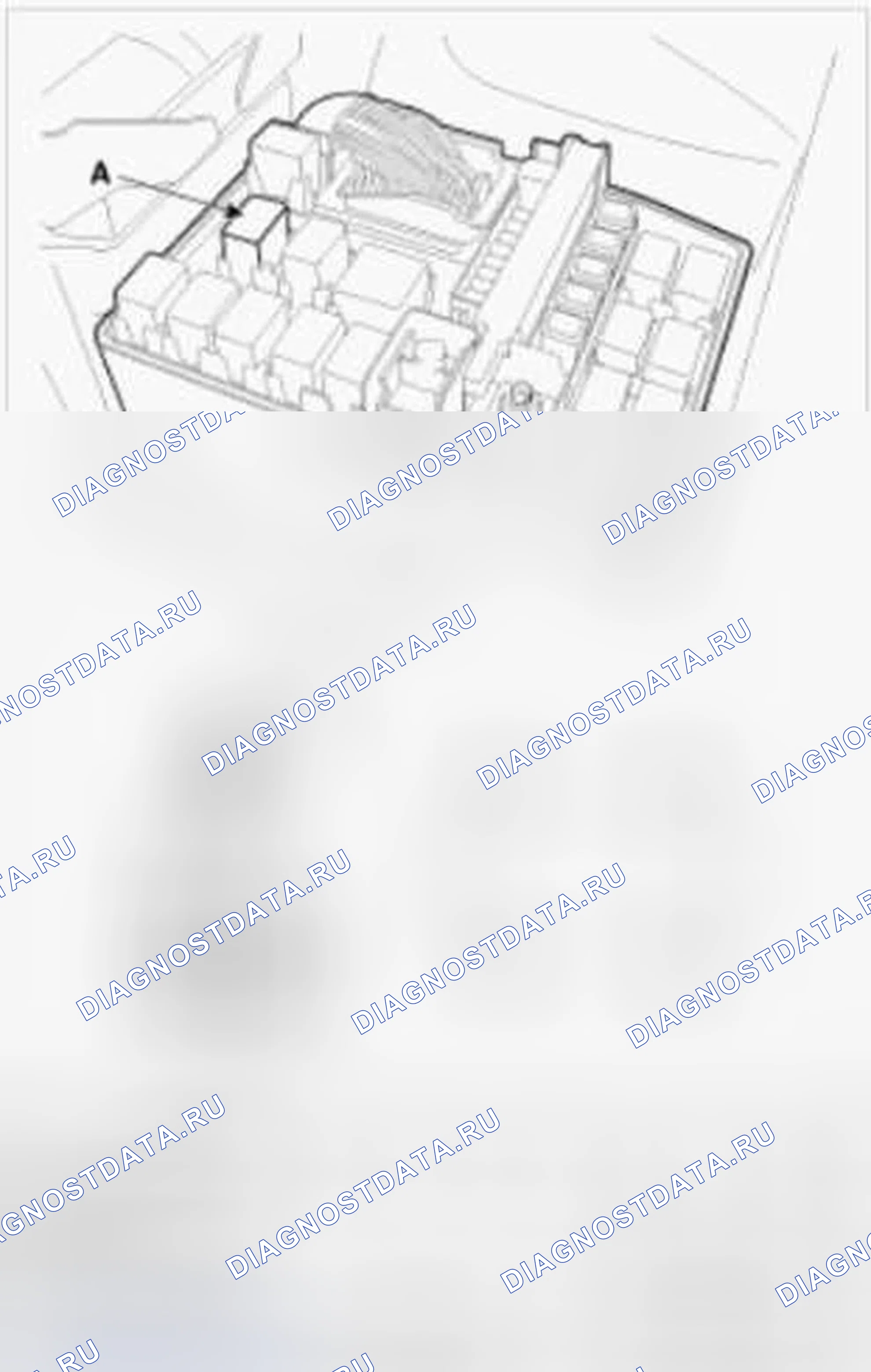 Рис. 3: Осмотр рогового реле. Hyundai Sonata VI