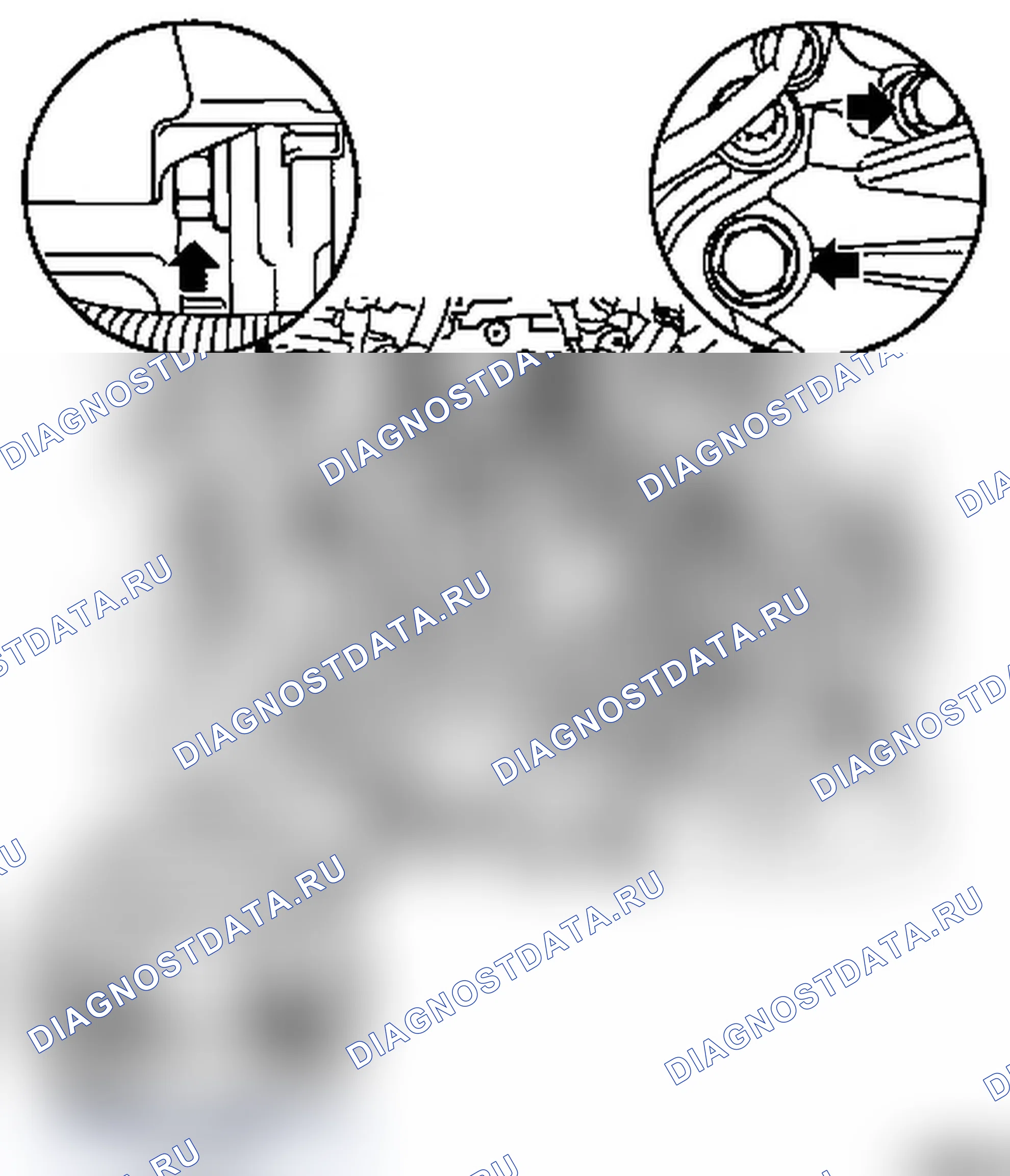 J340110007 Отсоединение от двигателя и присоединение к нему ручной коробки передач (Z 22 SE, ручная коробка передач, двигатель демонтирован). Opel Zafira A рестайлинг