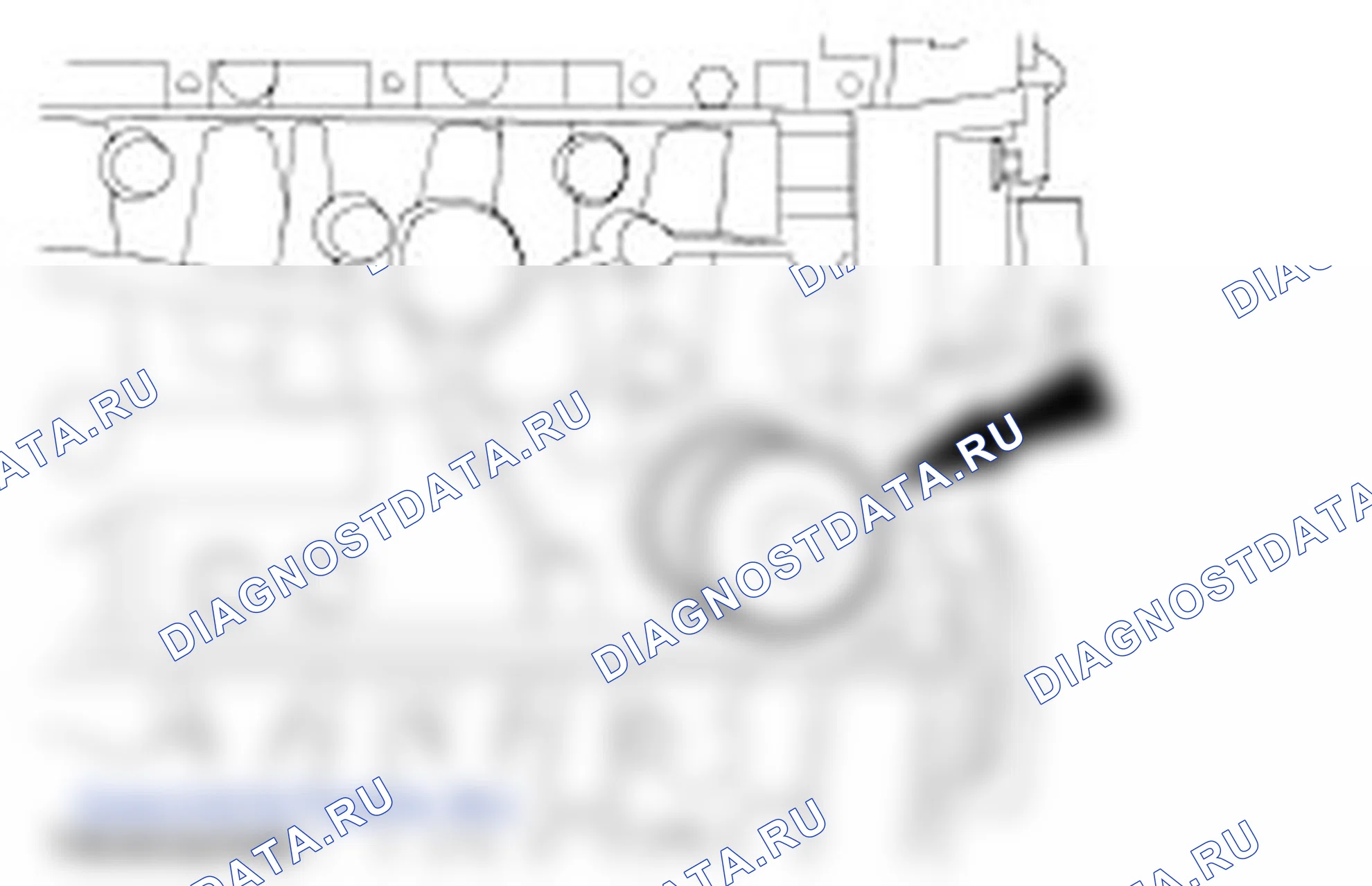 Разборка двигателя. Ford Transit Connect I