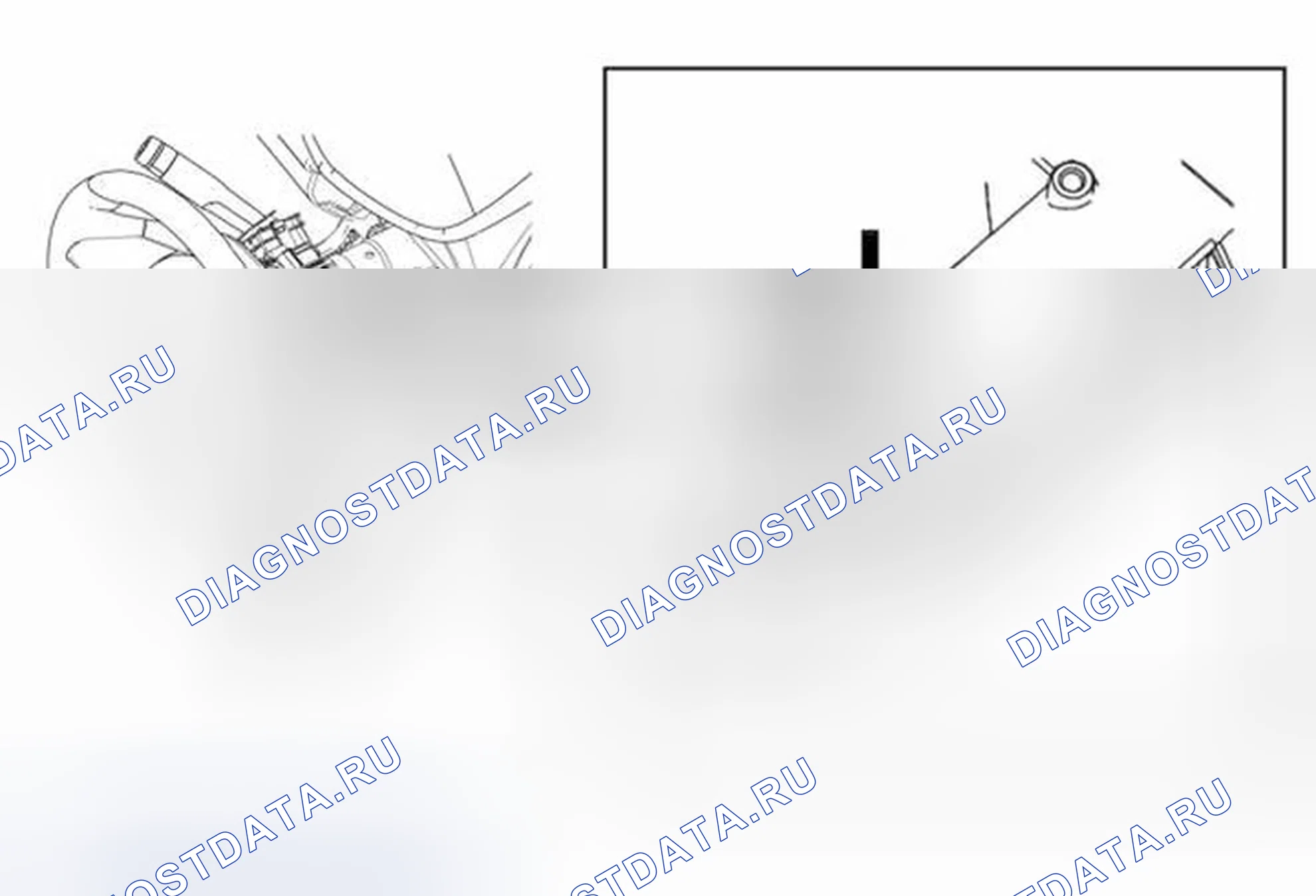 Рис. 59: Замена цилиндра замка зажигания (Trax). Buick Encore I