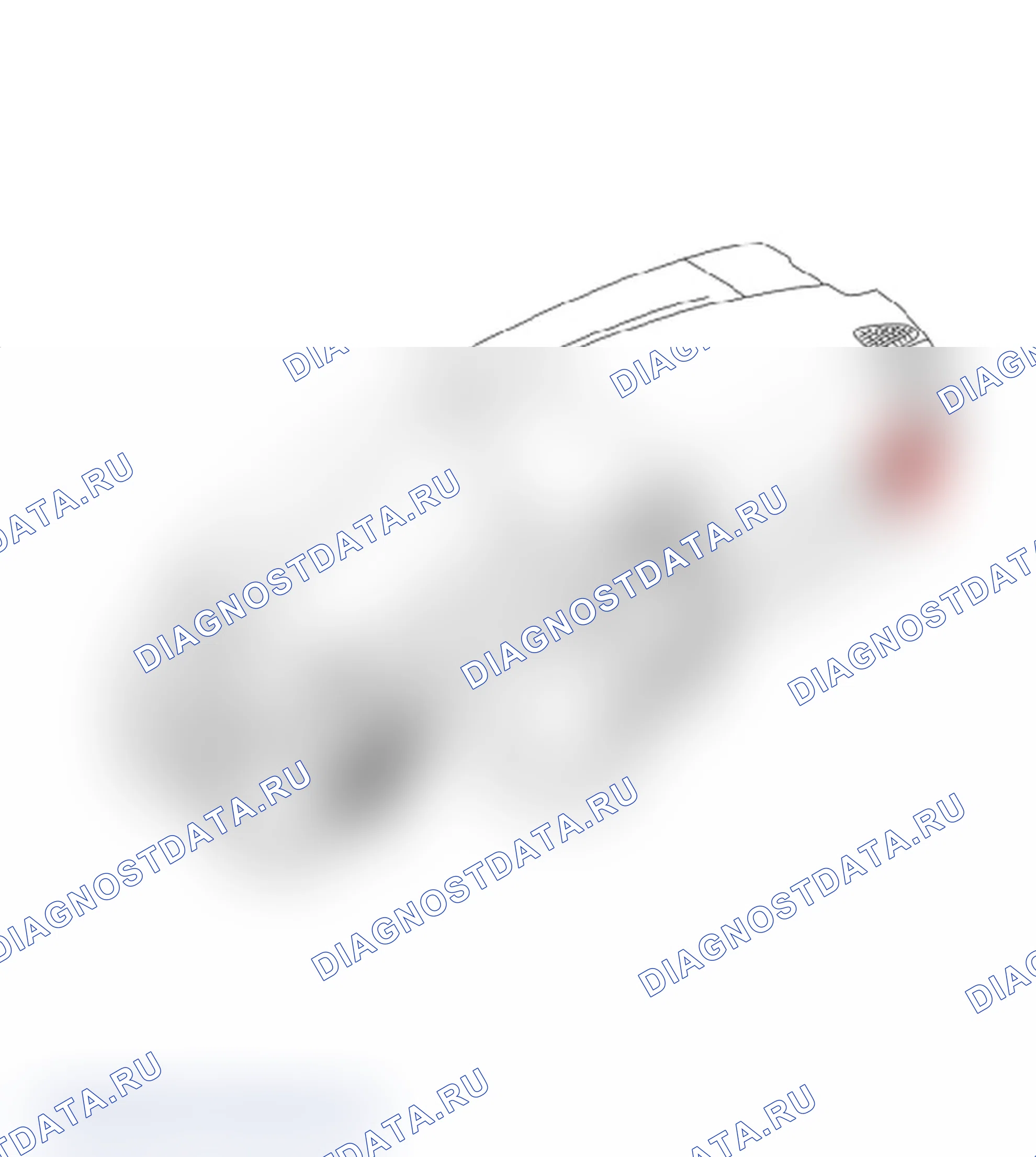 Рис. 213: Снятие крышки под панелью приборов со стороны пассажира. Porsche Cayenne Turbo I рестайлинг