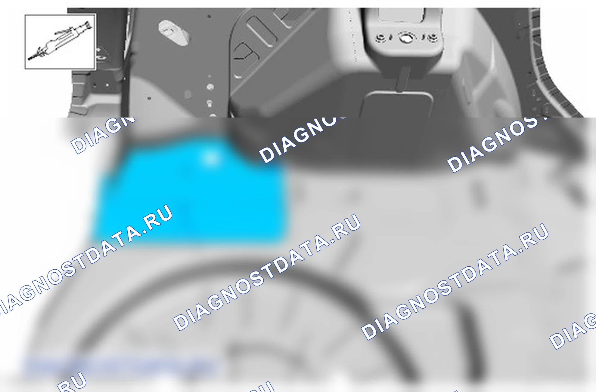 Как снять и установить секцию задней панели пола. Ford Kuga II