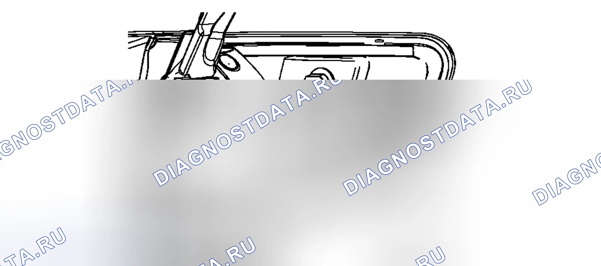 Рис. 75: Замена лампы задней лампы (Acadia). Chevrolet Traverse I