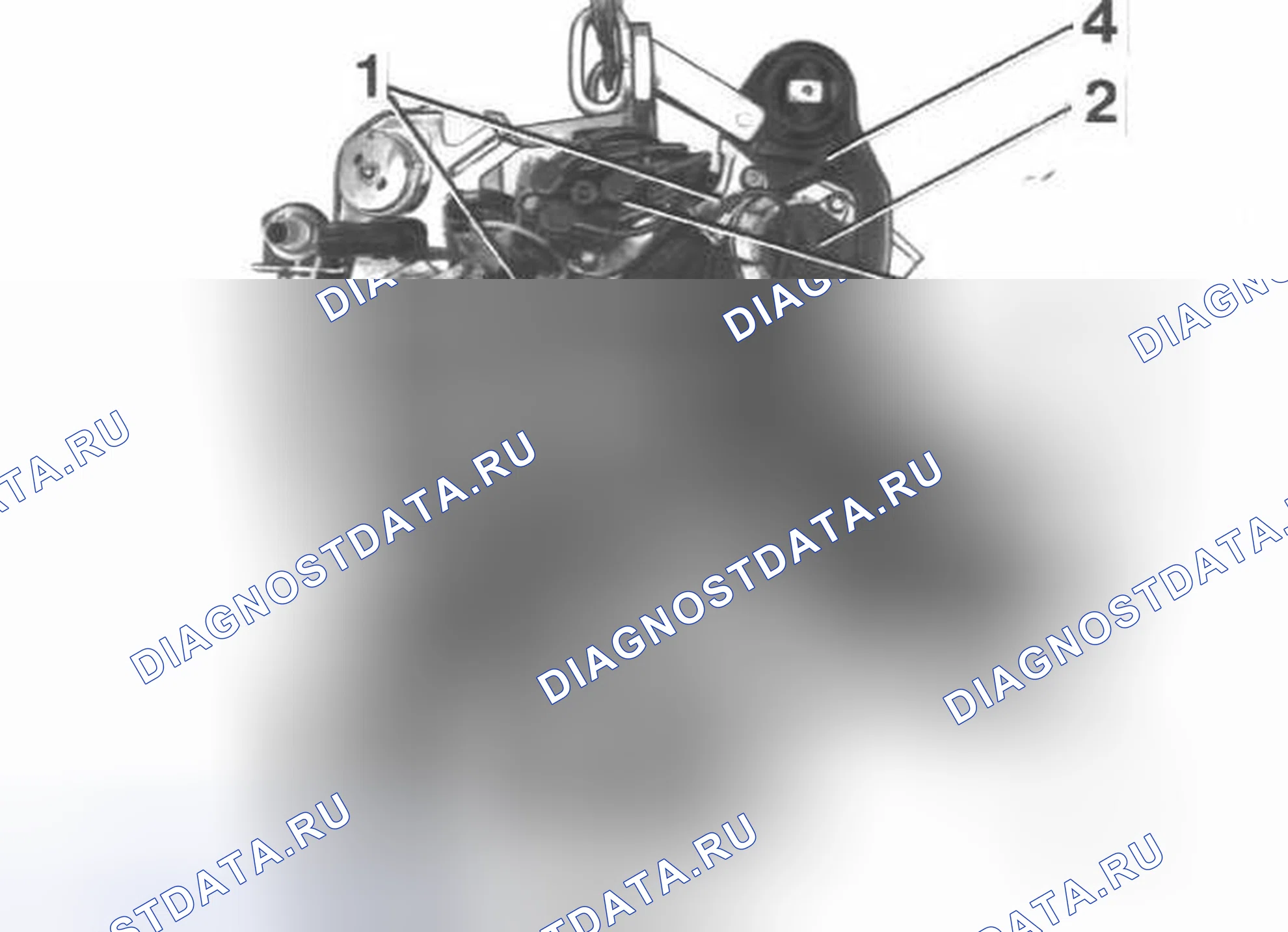 Рис. 527: Перенос задних компонентов. Volvo C70 I