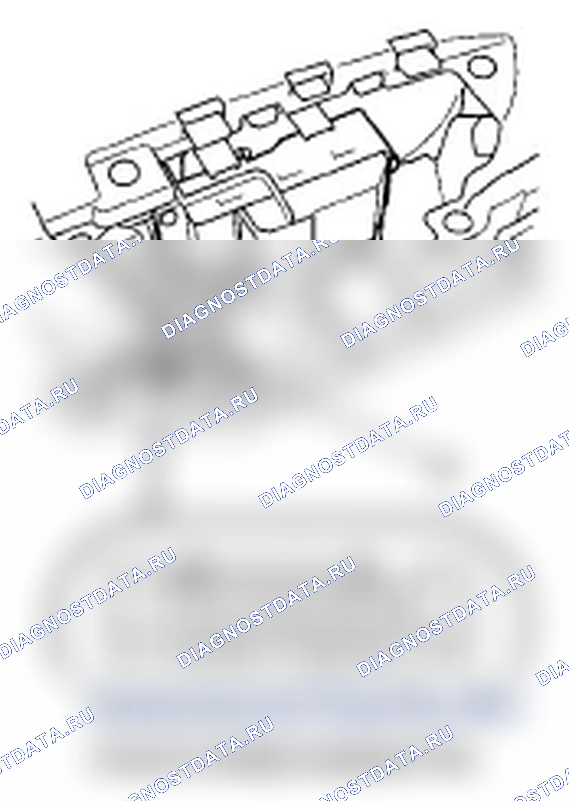 Рис. 36: Испытание двигателя заднего окна. Acura MDX II