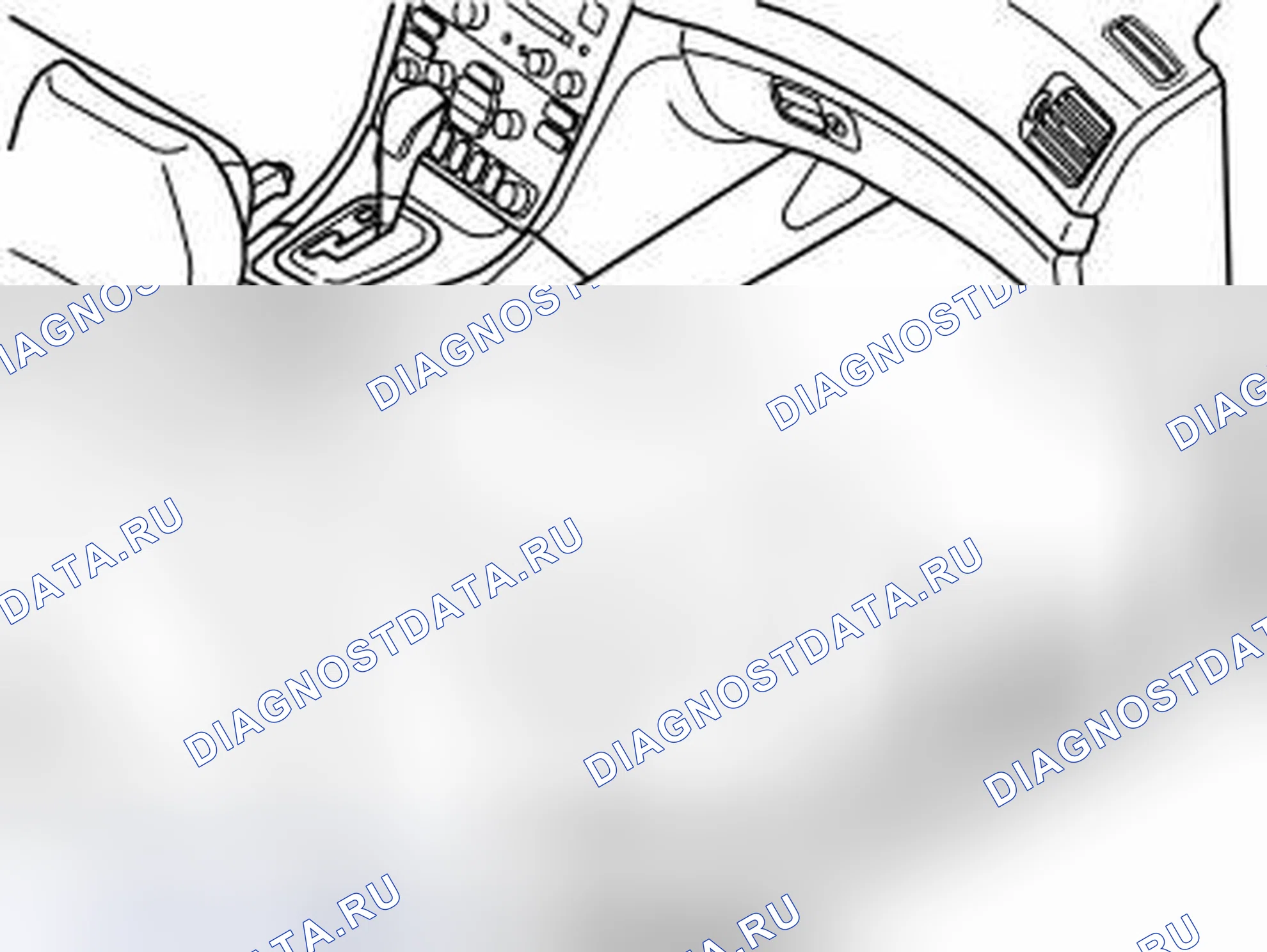 Рис. 444: Снять панель подоконника. Volvo XC70 I рестайлинг