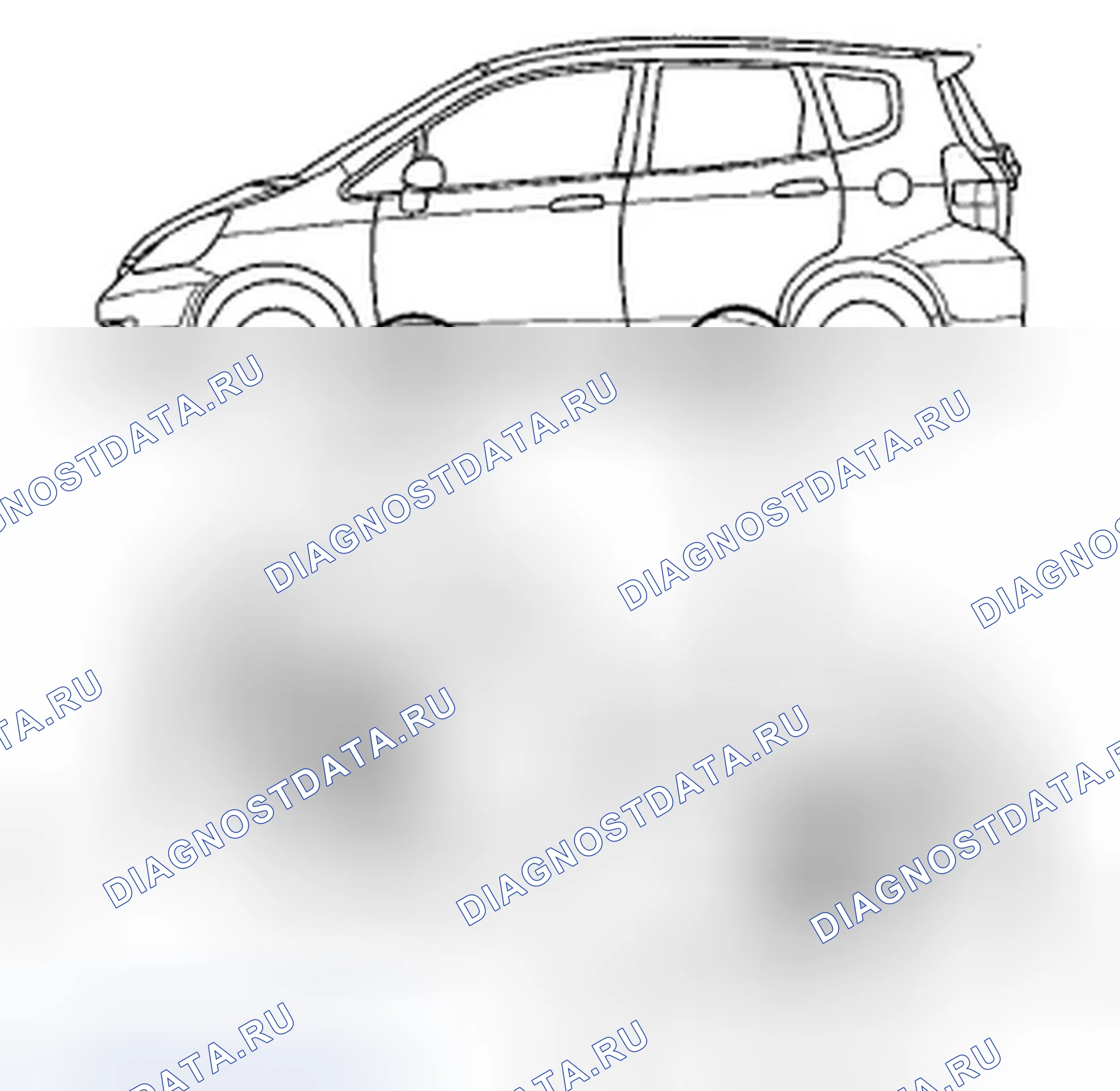 Рис. 20: Подъем транспортного средства. Honda Fit I
