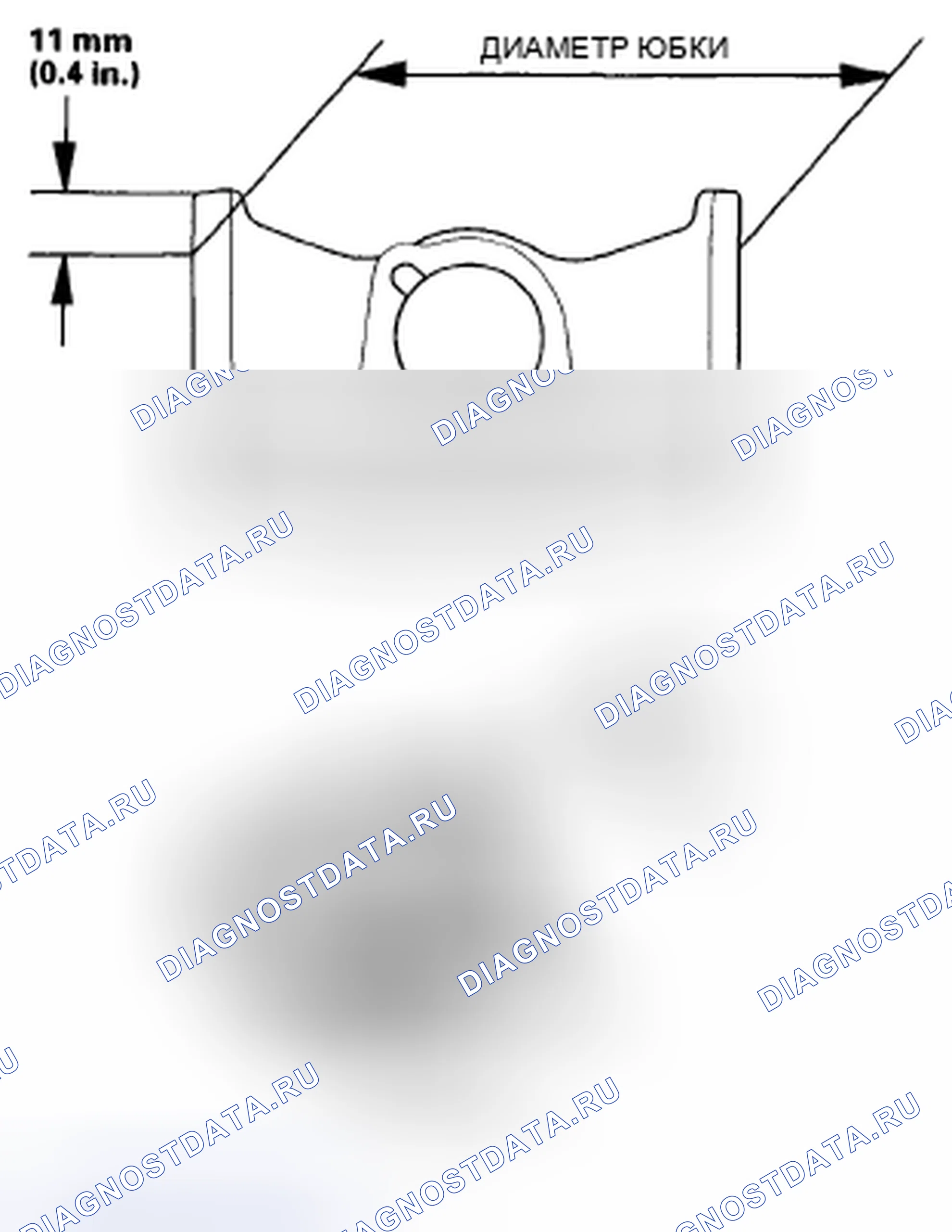 Рис. 396: Проверка блока и поршня. Acura CSX I