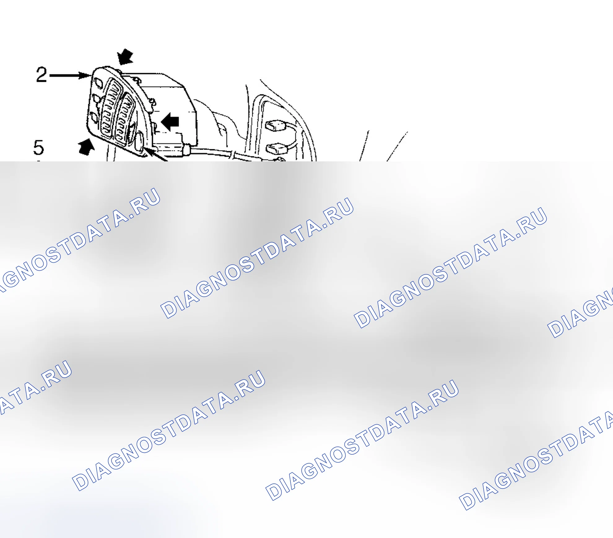 Рис. 9: Демонтаж и монтаж (диммерный реостат). Eagle Talon II