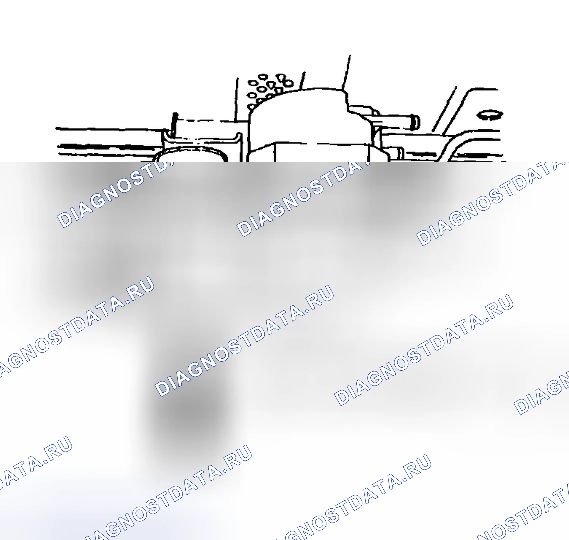 Рис. 37: ДРЕНАЖ - КОАЛЕСЦЕР / ФИЛЬТР. Ford Pickup F250 Super Duty I