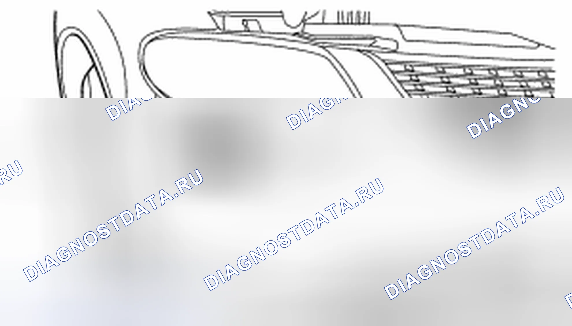 Рис. 16: СОПЛО-ШАЙБА-ФАРА - ЭКСПОРТ. Chrysler Town & Country V