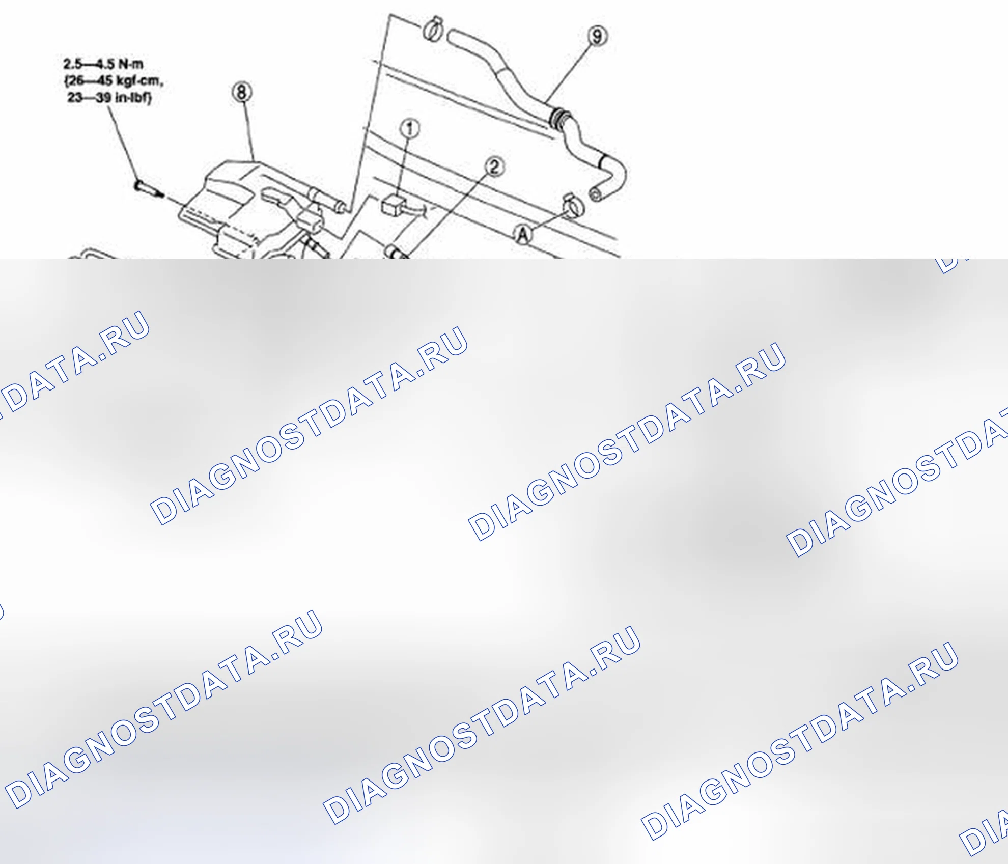 Рис. 5: ДЕМОНТАЖ / МОНТАЖ ГЛАВНОГО ЦИЛИНДРА. Mazda 5 I рестайлинг