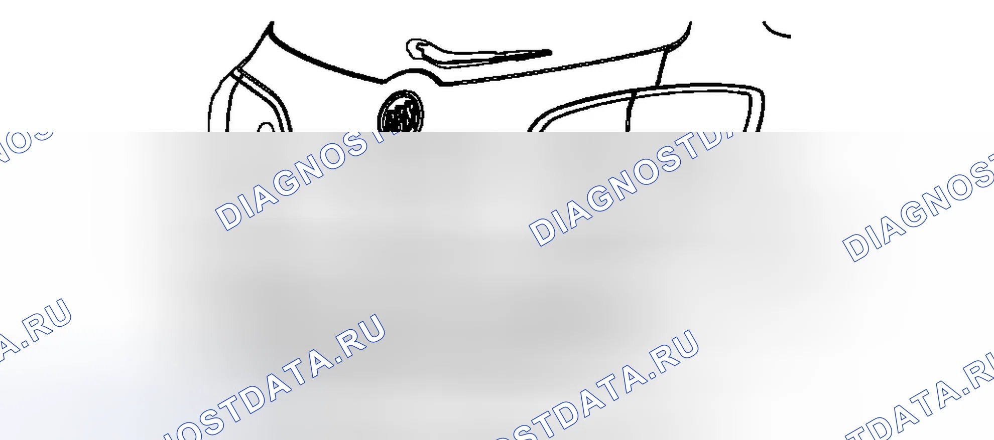 Рис. 26: Замена эмблемы / паспортной таблички дверь багажника (паспортная табличка анклава). Chevrolet Traverse I
