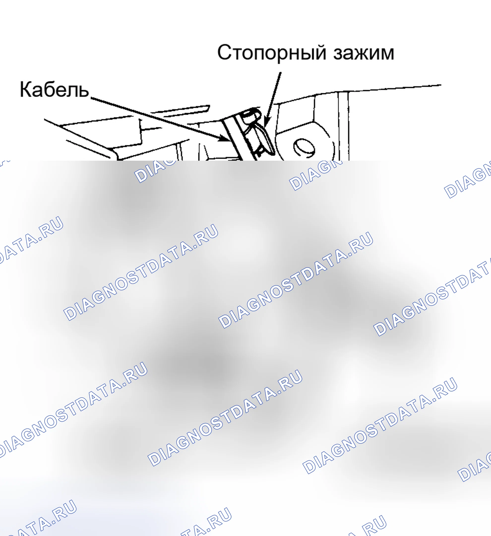 Рис. 6: ФУНКЦИОНАЛЬНЫЙ КАБЕЛЬ УПРАВЛЕНИЯ. Hyundai Porter III