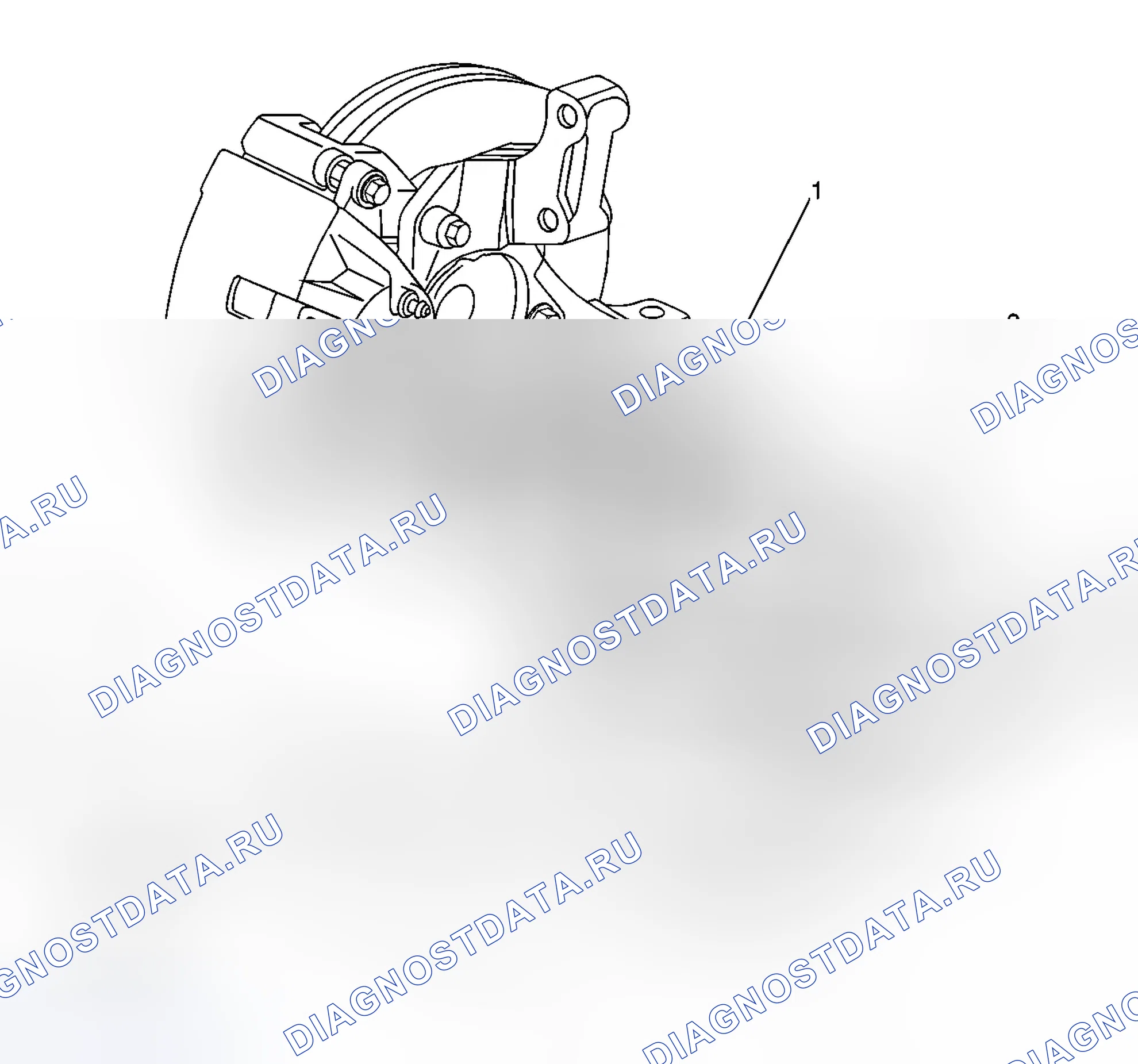 Рис. 4: Виды компонентов ABS. Buick Rendezvous I