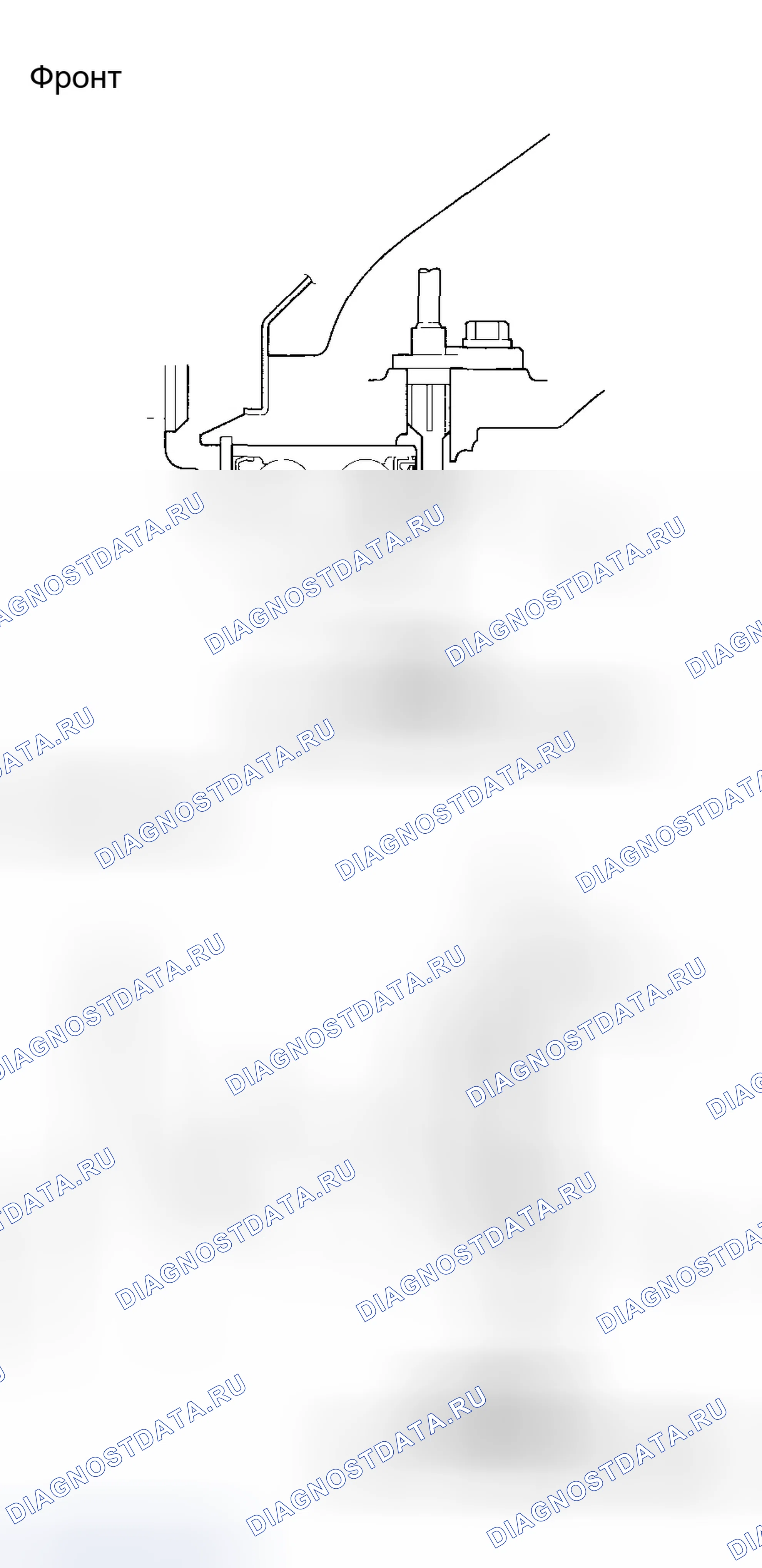Рис. 26: Проверка датчика колеса. Honda Odyssey I