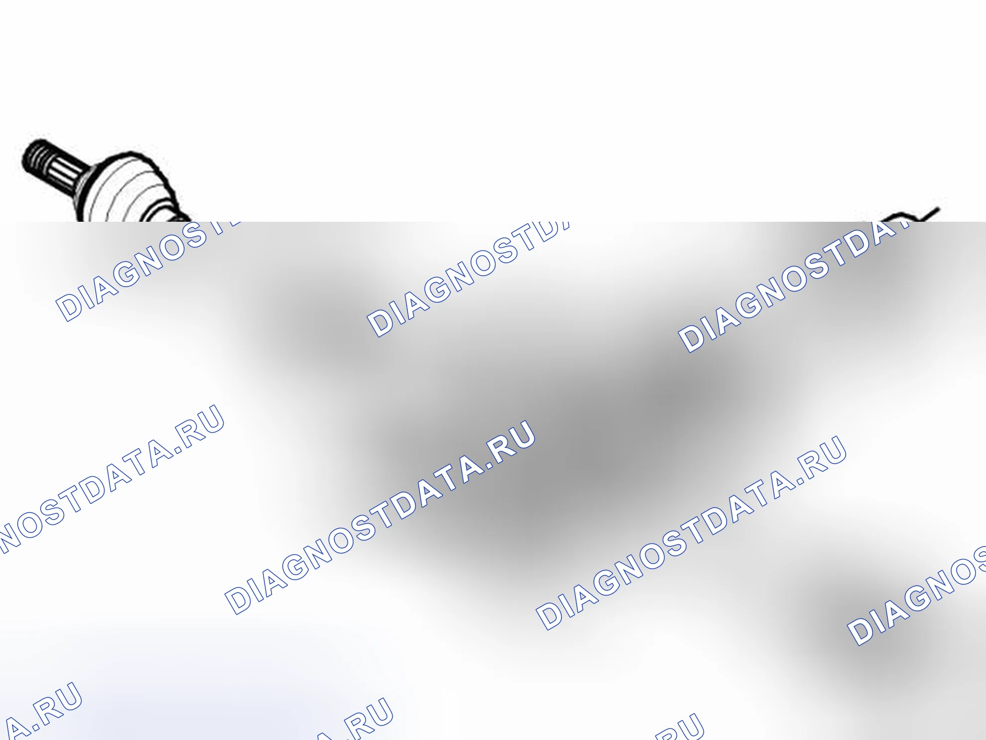 Рис. 47: Проверка свободного хода. Volvo V70 II