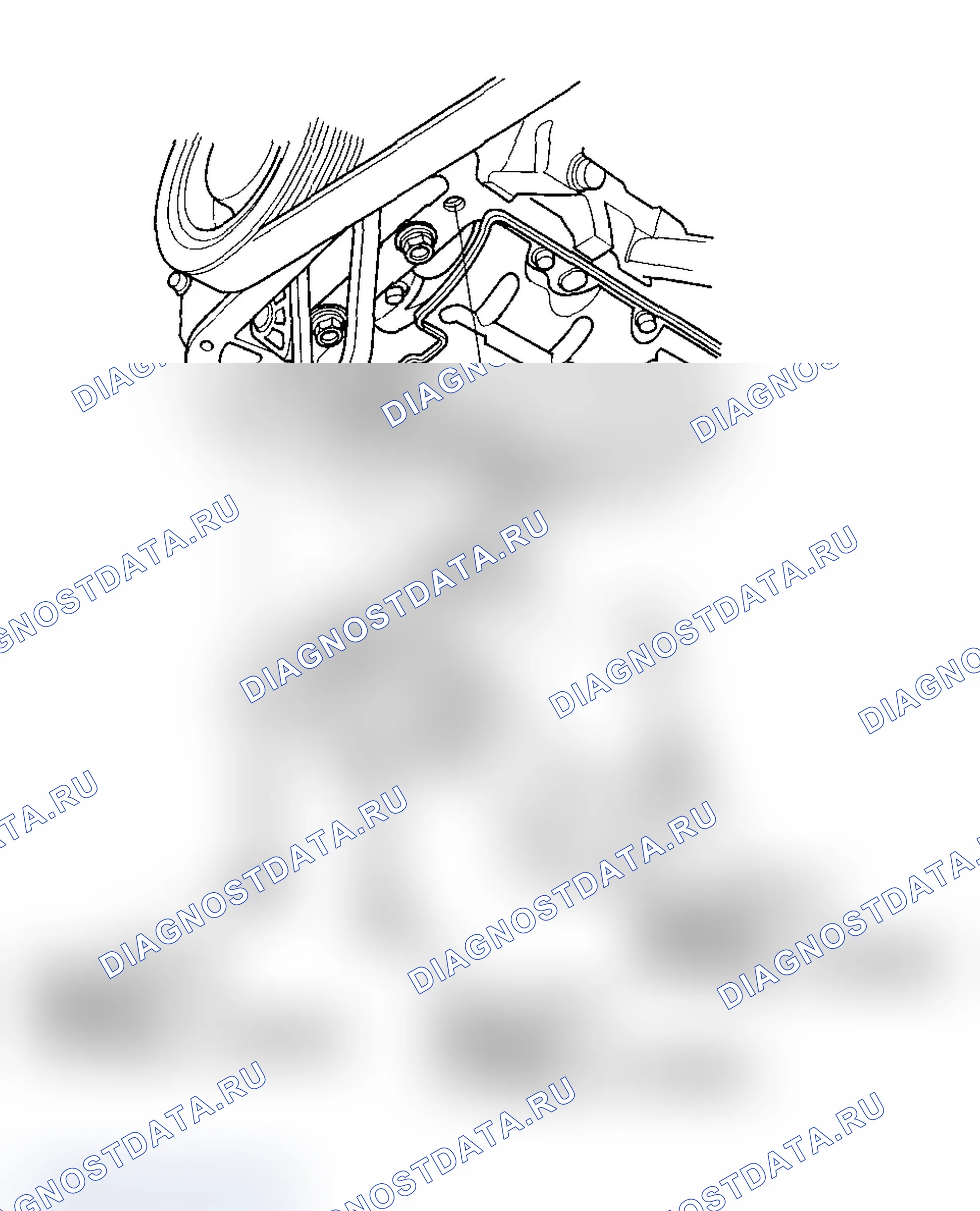 Рис. 22: Установка масляного насоса. Acura RSX I