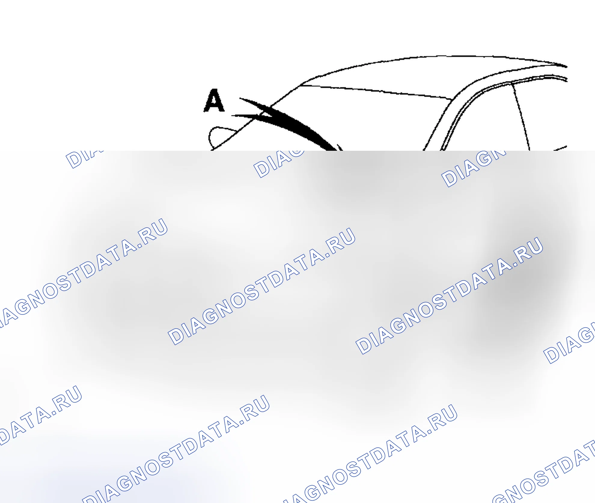 Рис. 3: ИДЕНТИФИКАЦИЯ ТРАНСПОРТНОГО СРЕДСТВА И СЕРИЙНЫЕ НОМЕРА. Toyota Corolla IX рестайлинг