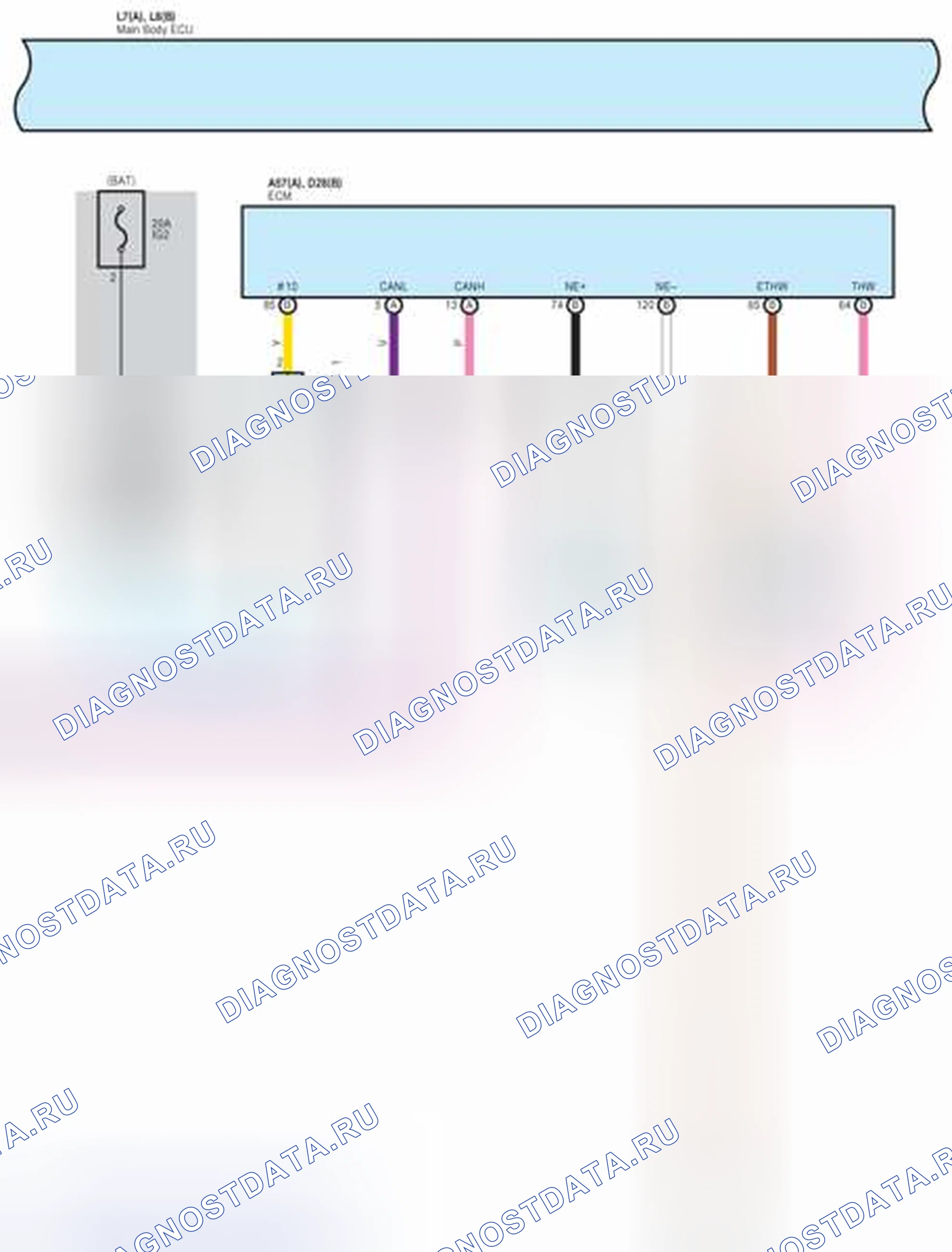 Рис. 872: электросхема комбинированного измерительного прибора (8 из 9). Toyota Prius III рестайлинг