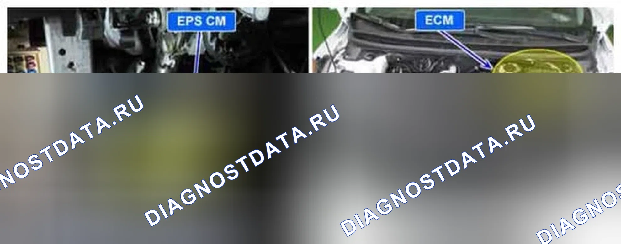 Рис. 83: Расположение компонентов. Hyundai Elantra V