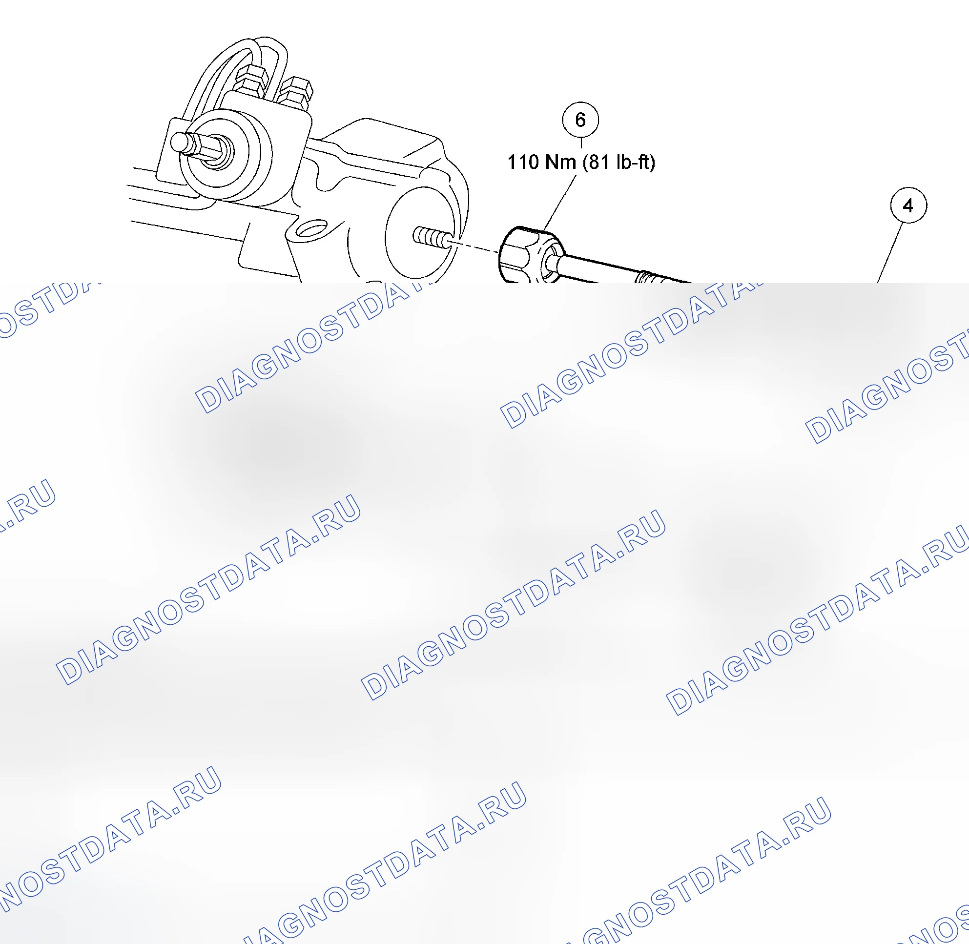 Рис. 32: Внутренняя тяга. Ford Escape I рестайлинг