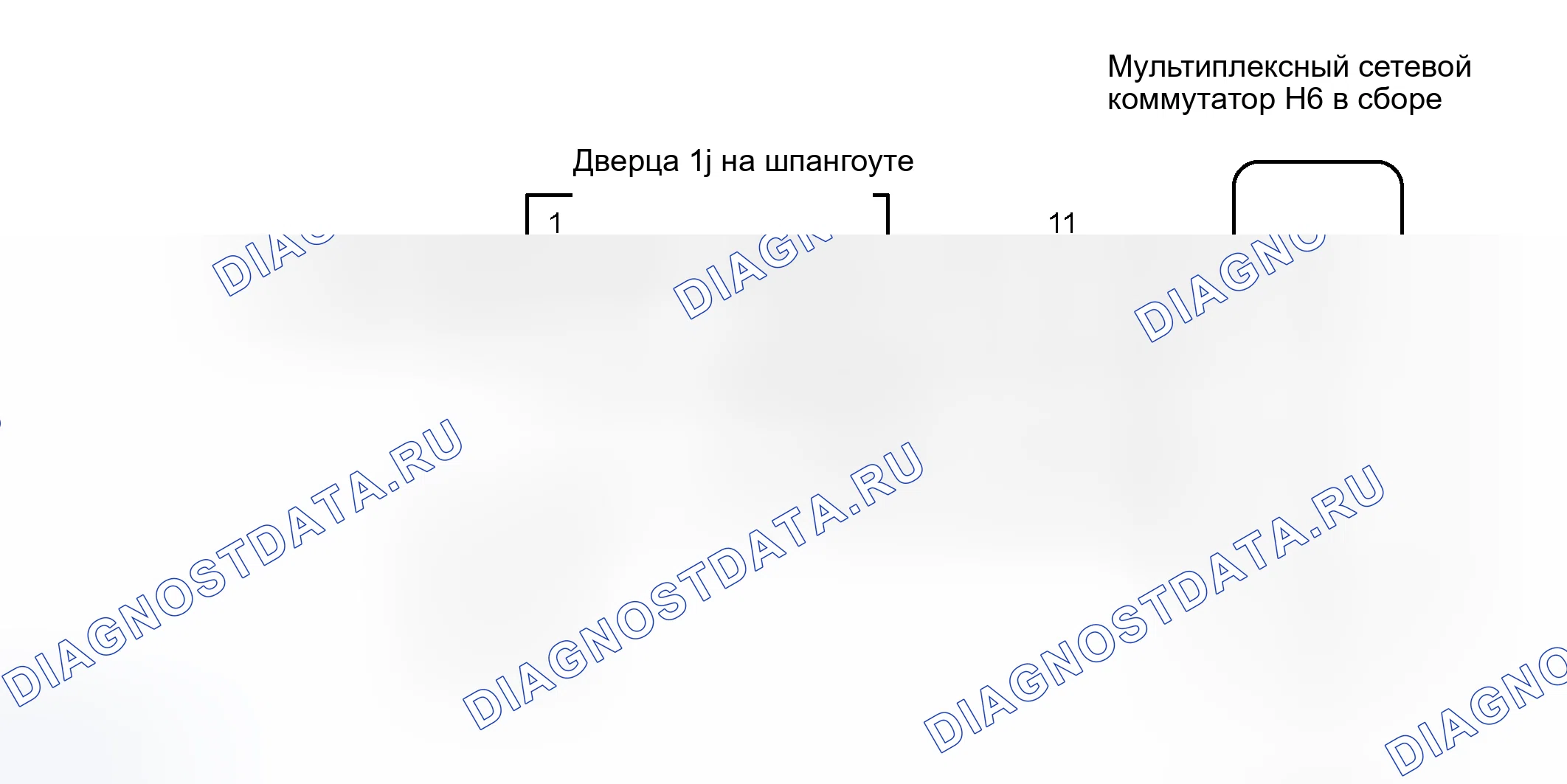 Рис. 3: электросхема. Toyota Avalon XX30