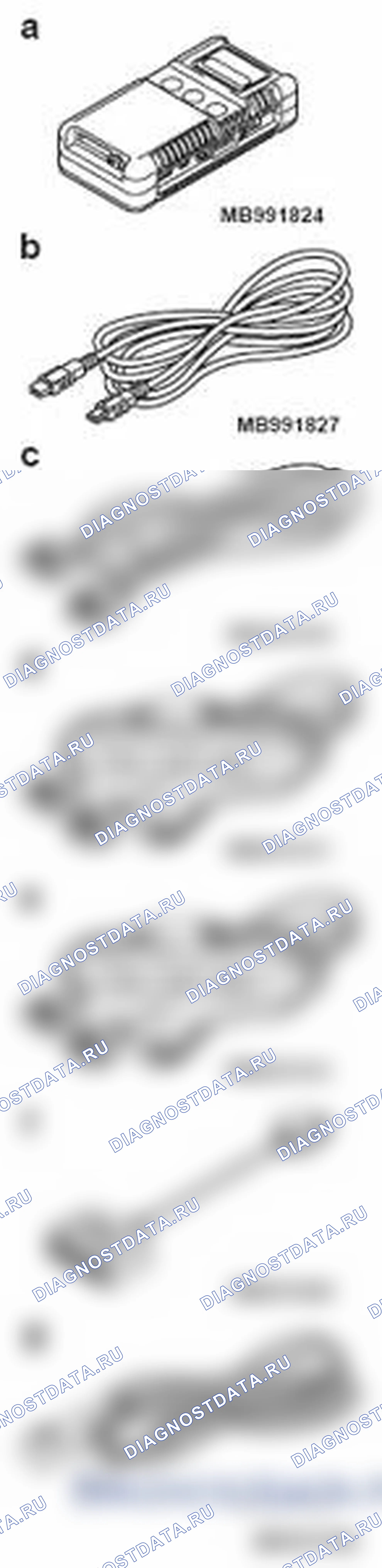 Рис. 67: СПЕЦИАЛЬНЫЕ ИНСТРУМЕНТЫ. Mitsubishi Lancer Ralliart X рестайлинг