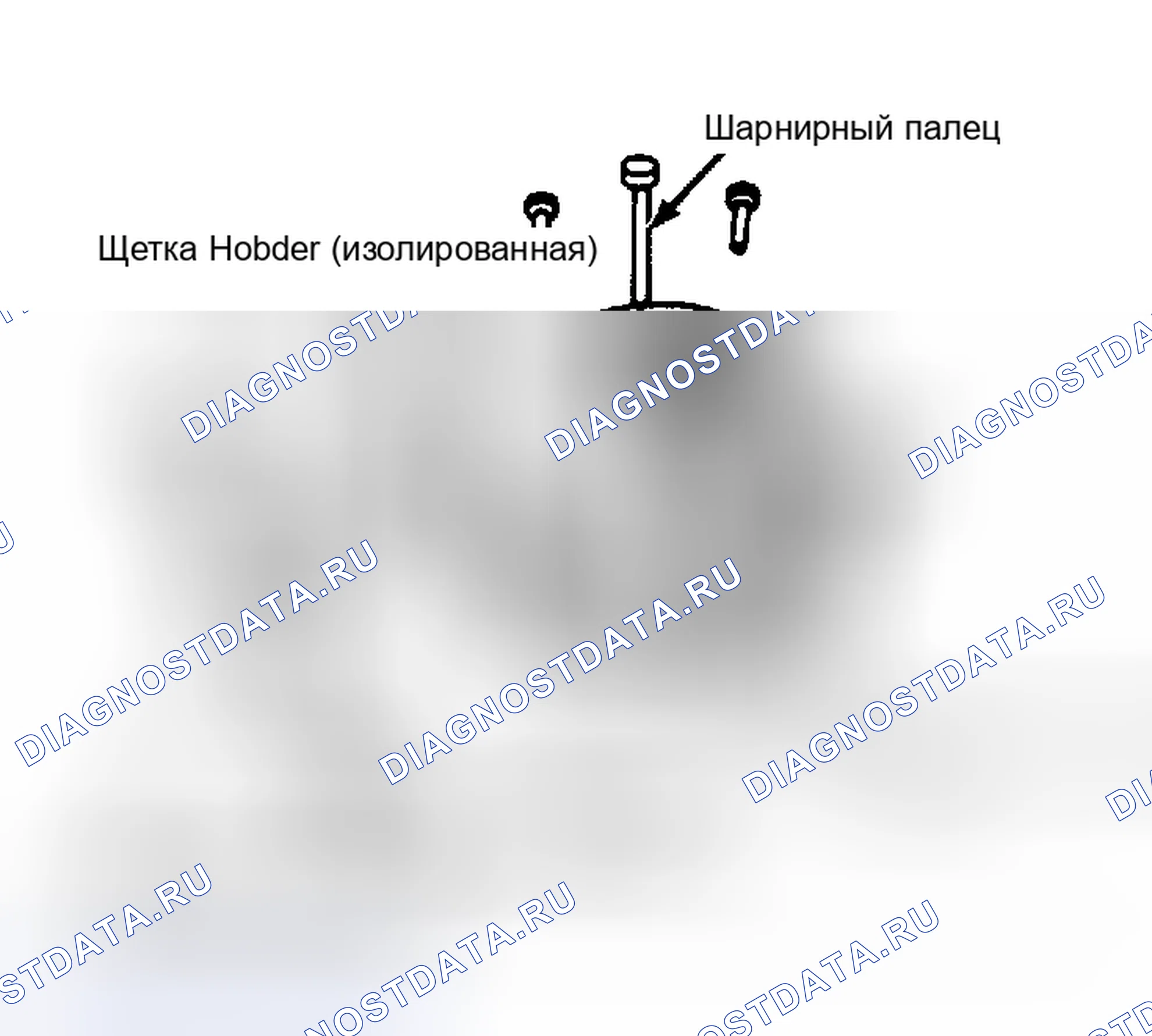 Рис. 2: Все модели (кроме 5MT стартер) Щеткодержатель и узел Замените щетки, если они изношены до половины первоначальной длины.. Chevrolet Suburban C10 