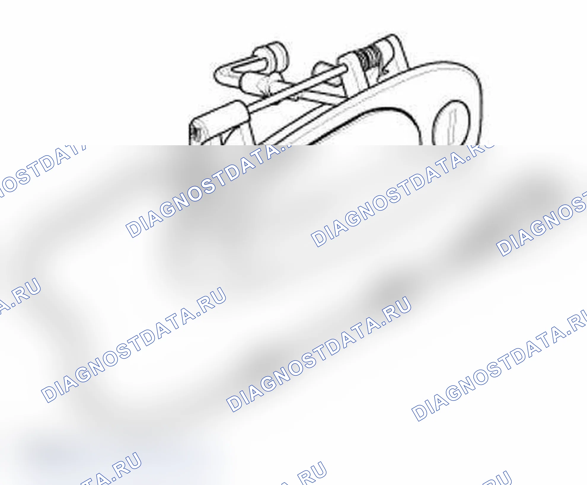 Рис. 14: Разборка и сборка дверной ручки. Porsche 911 Carrera 996