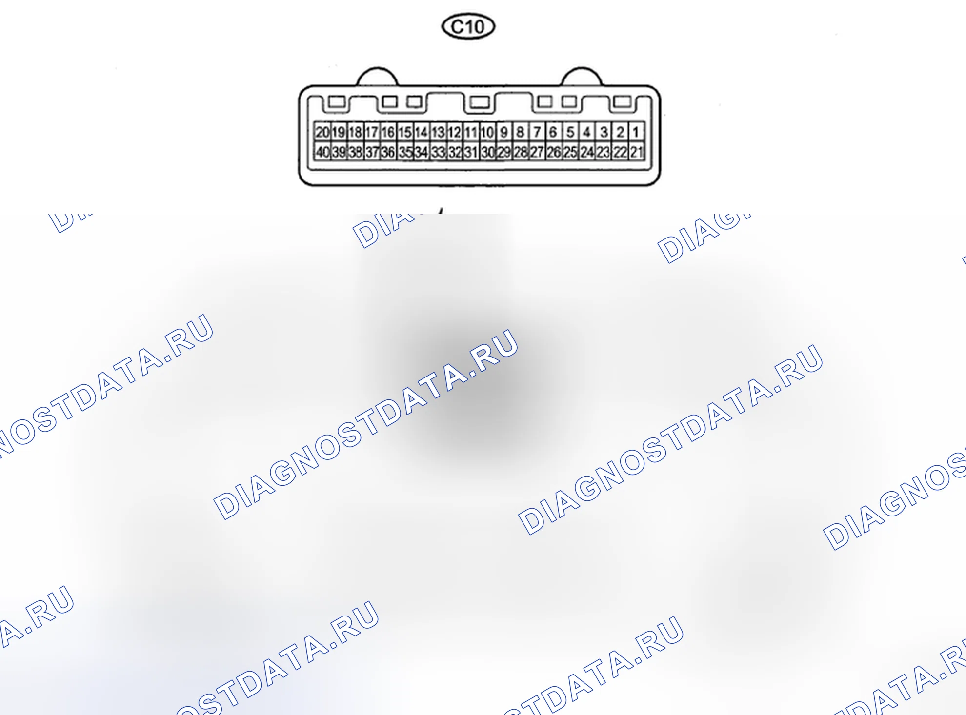 Рис. 47: КЛЕММЫ ЭБУ. Toyota Sienna II рестайлинг