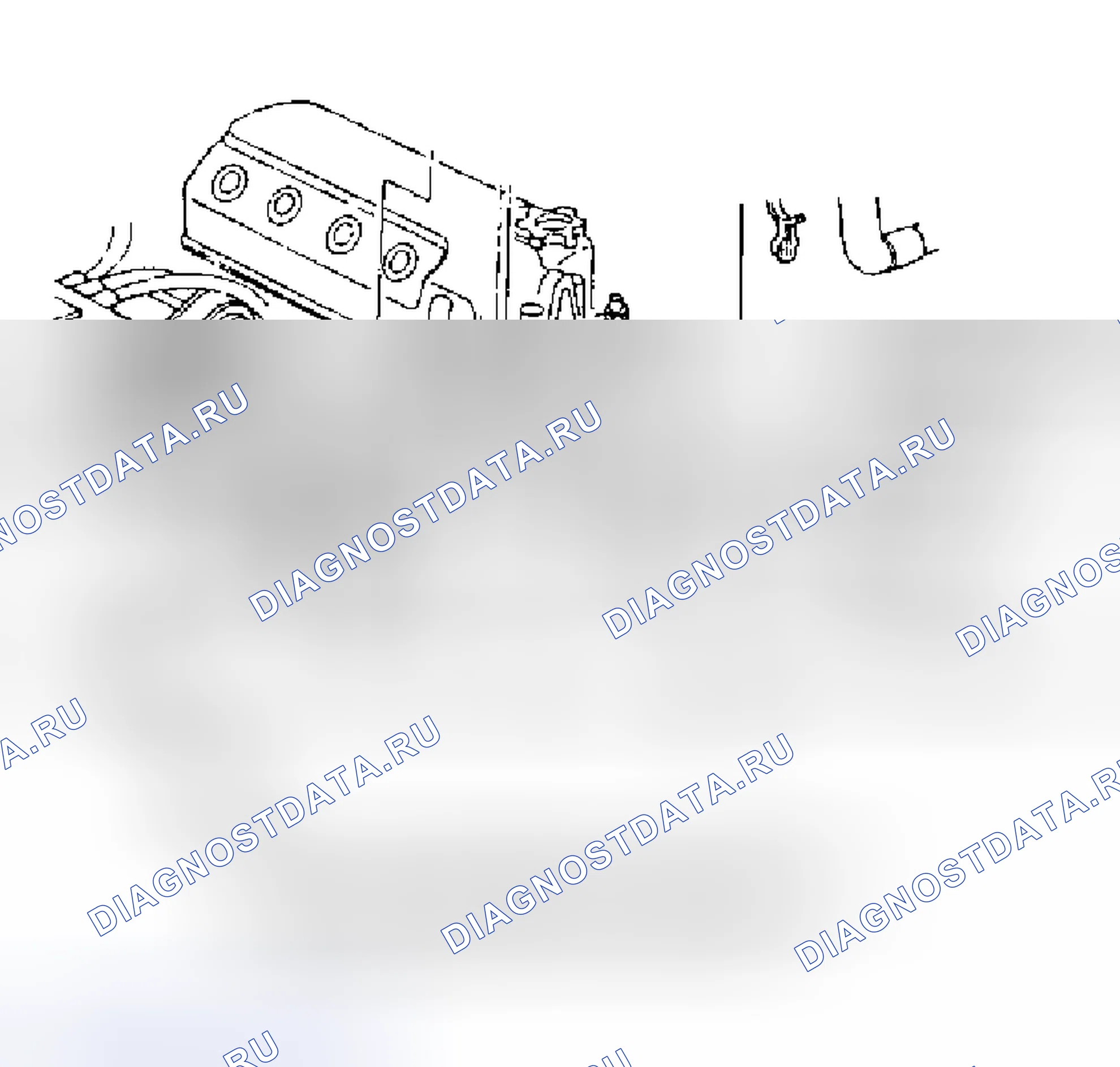 Рис. 9: Расположение компонентов (9 из 13). Honda Civic V