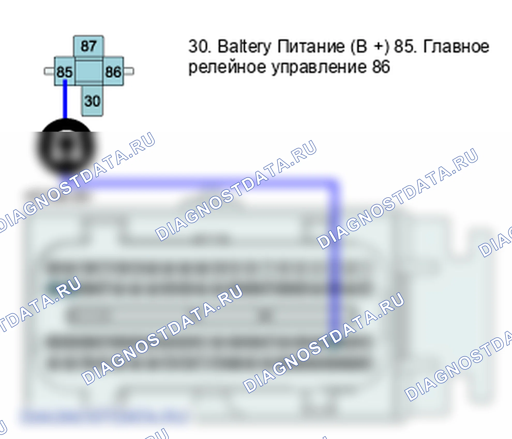 P0685: Цепь управления реле питания блок управления двигателем/блок управления силовым агрегатом (PCM)/разомкнута. Kia Sorento BL
