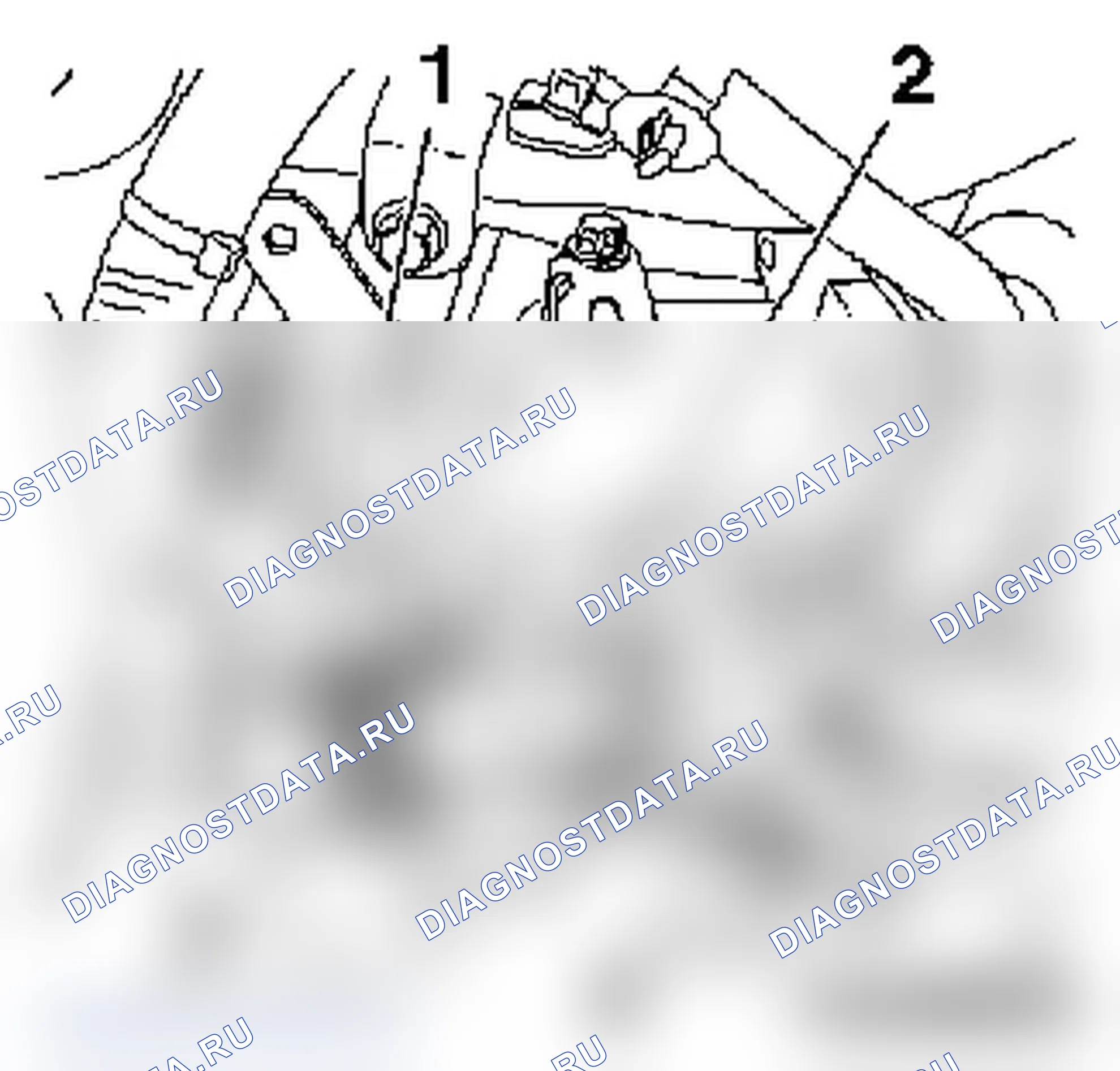 Демонтаж и монтаж термостата (Z 17 DTH, с кондиционером, левостороннее управление). Opel Combo C
