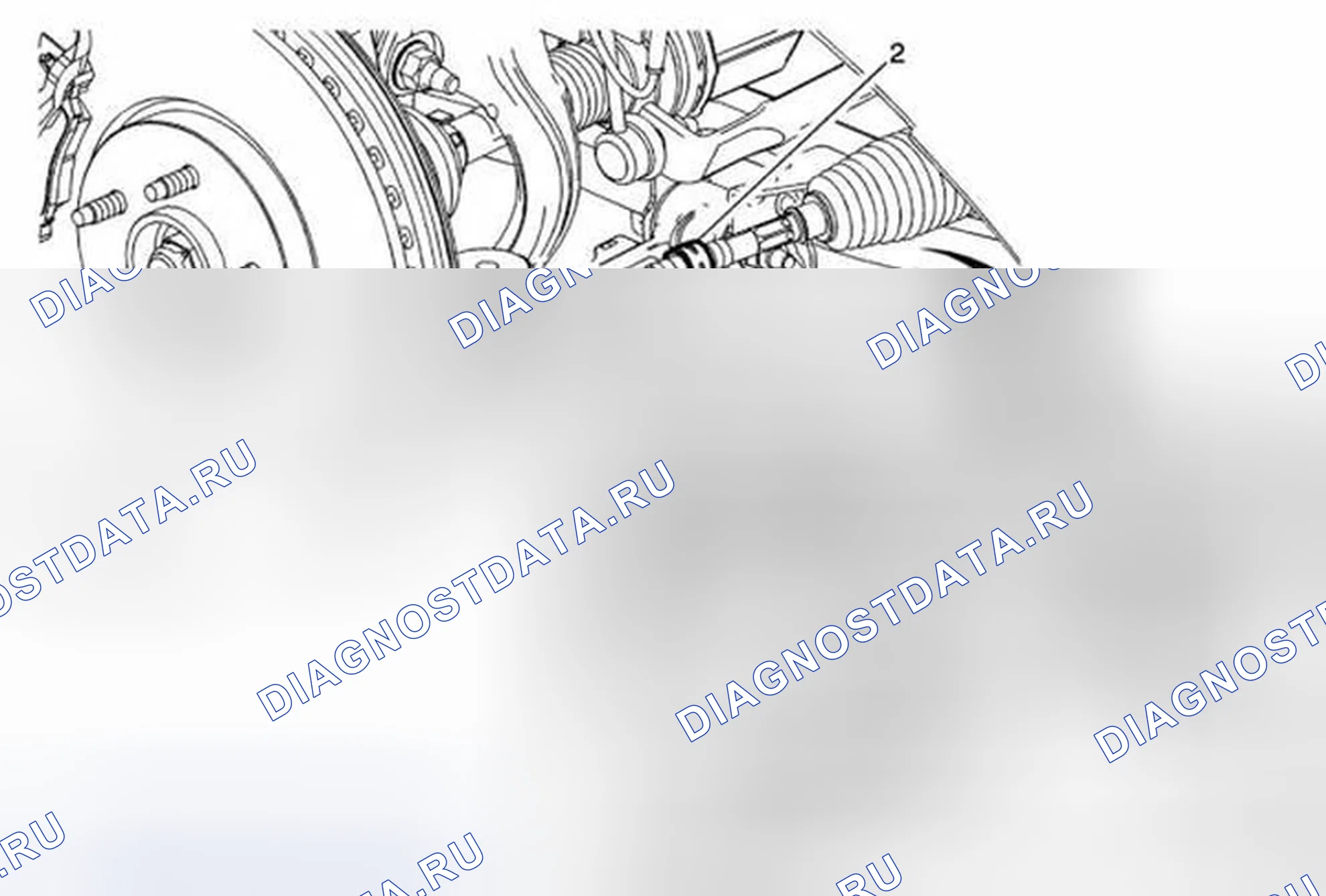 Рис. 3: Замена багажника рулевого механизма. Cadillac ELR I