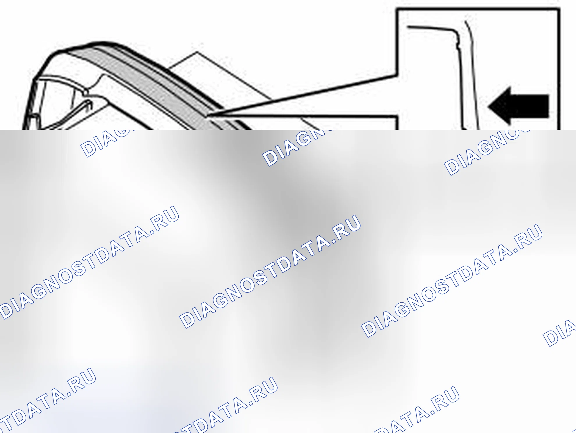 Рис. 92: Установка бумаги-основы. Volvo S80 I