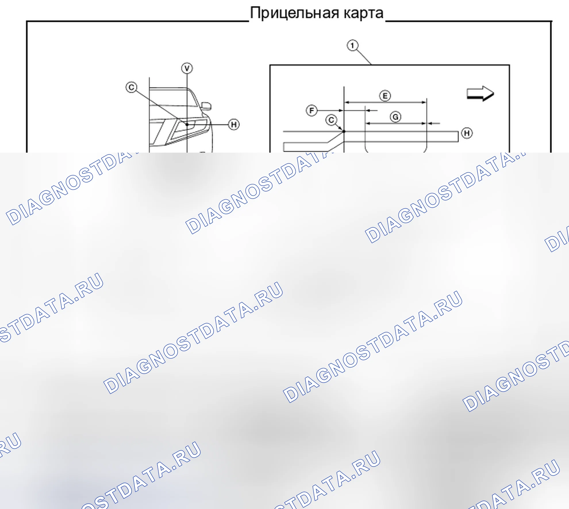 Рис. 228: Процедура регулировки прицеливания. Nissan Pathfinder IV рестайлинг