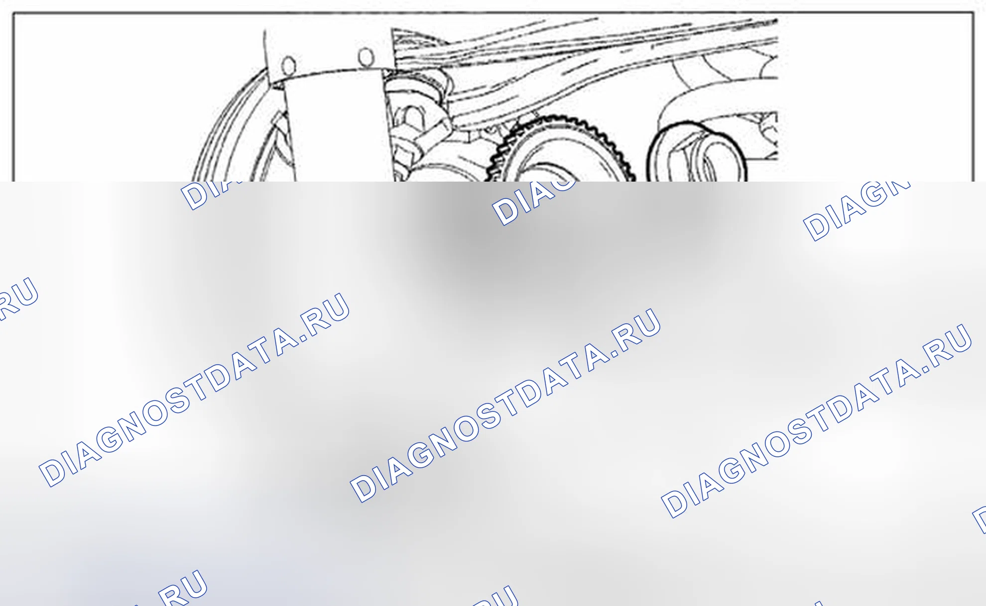 Рис. 6: Кольцо датчика скорости колеса - заднее. Mazda Tribute II