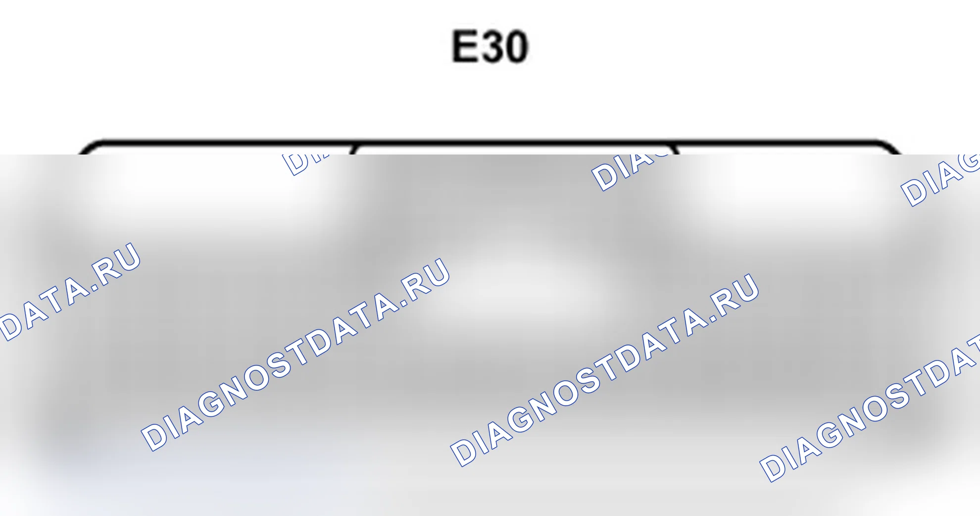 Рис. 564: Вид с торца блока ECU (E30). Toyota Land Cruiser 200