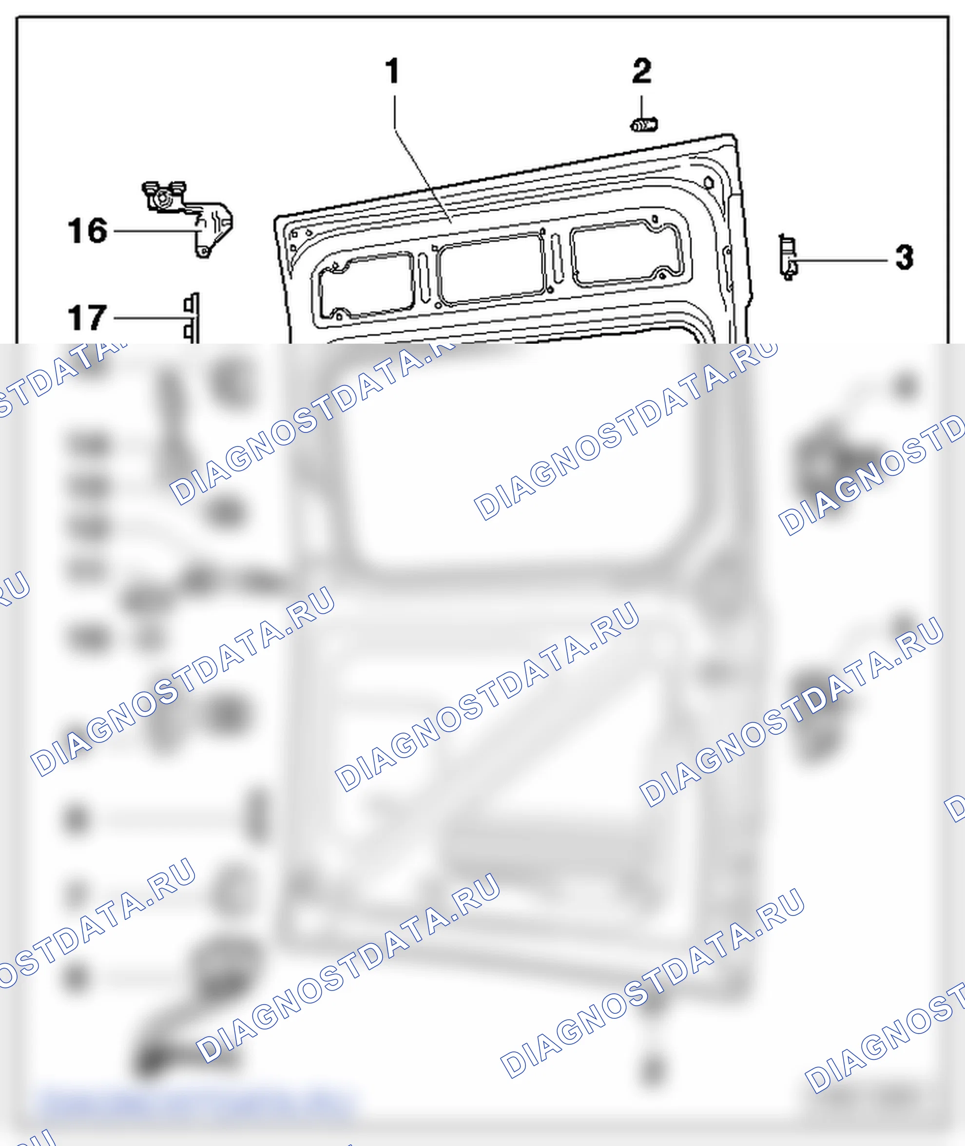 Сдвижная дверь. Volkswagen Crafter I