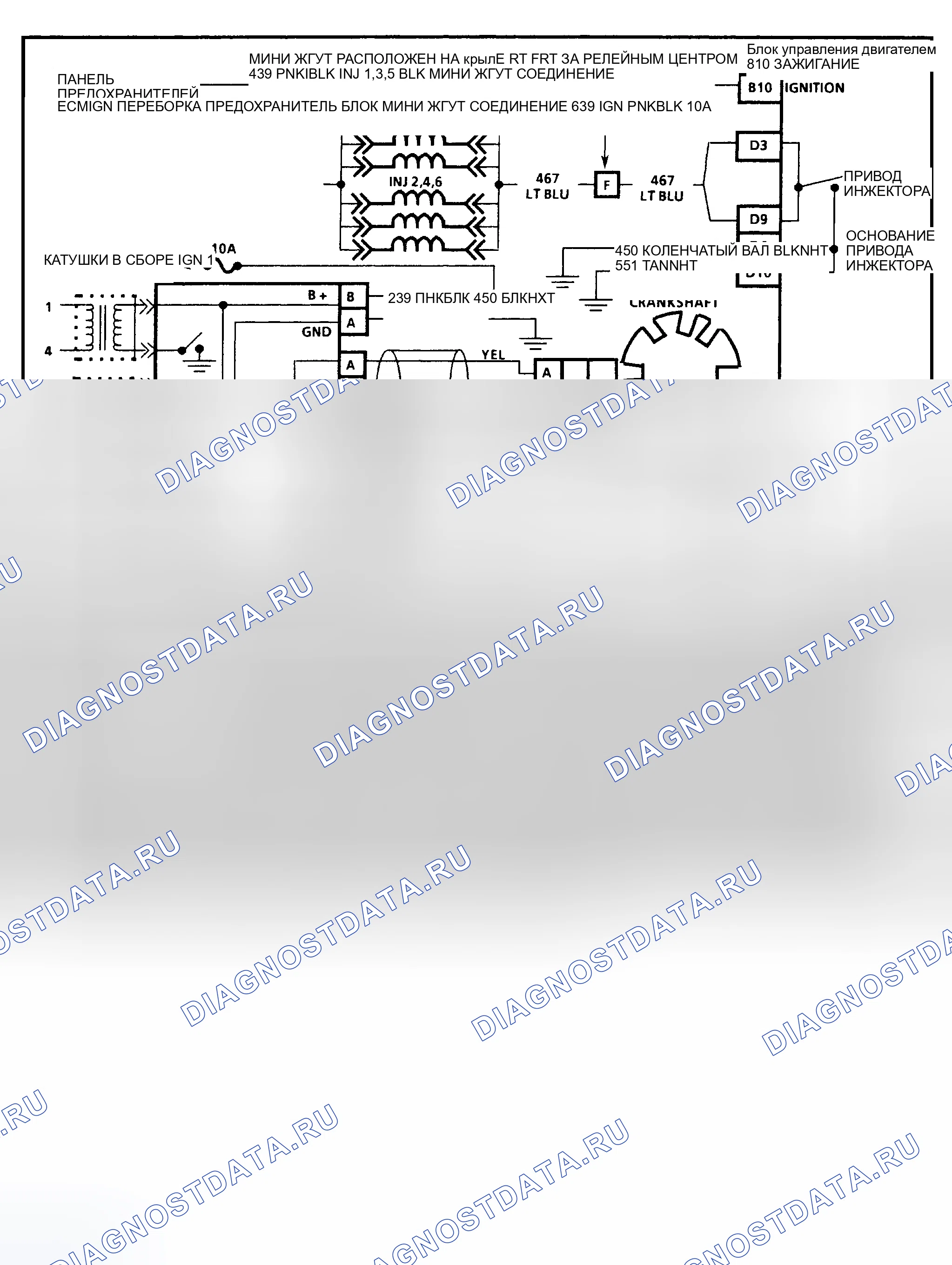Рис. 39: Окно DIS Misfire - 3.1L (VIN T) «W» кузов - C4F Chart. Pontiac Sunbird III