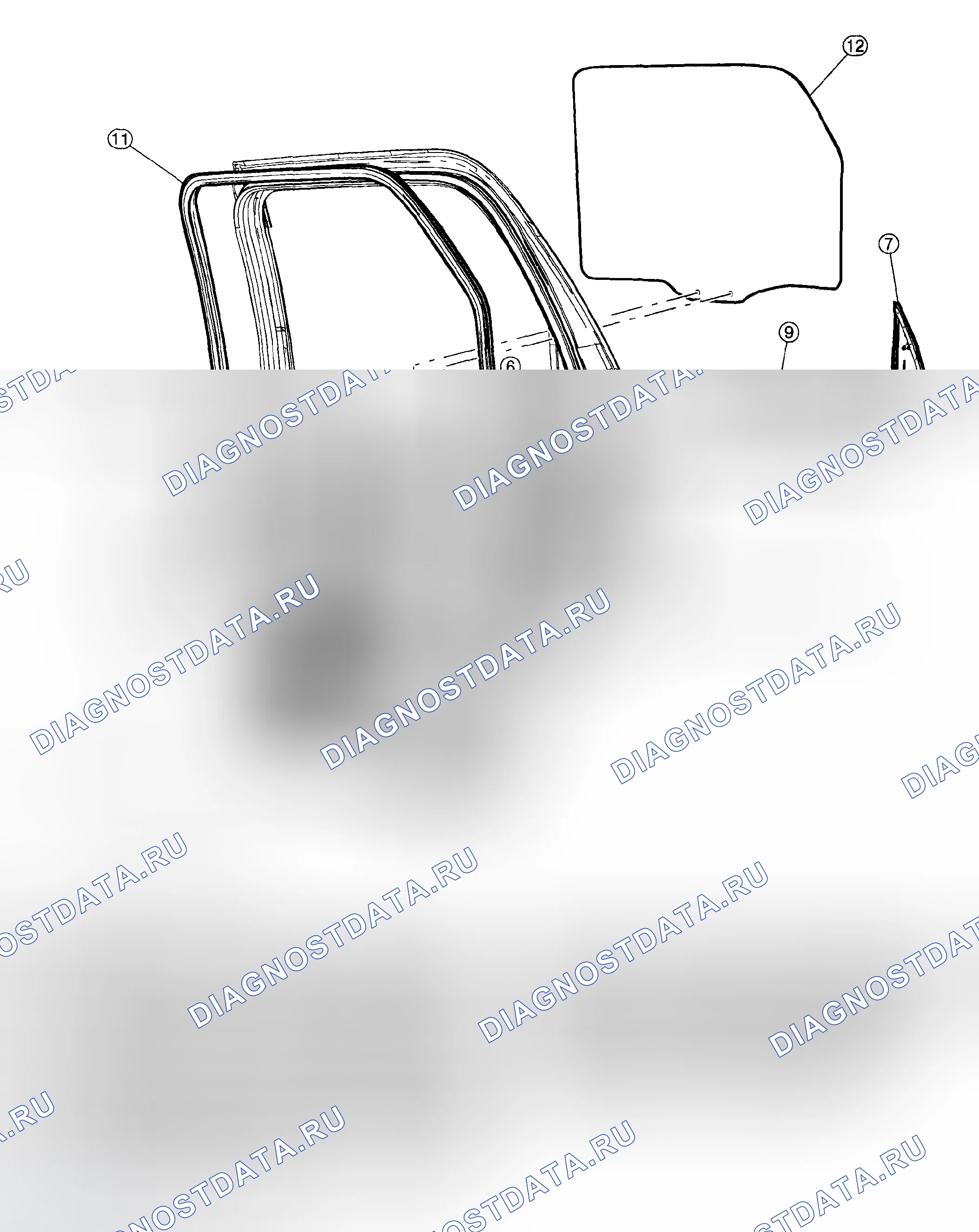 Рис. 80: Вид компонентов. Mazda Tribute I рестайлинг